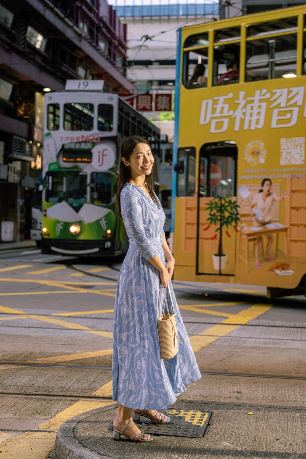 Sky Blue Sienna Wrap Dress (Made to Order)