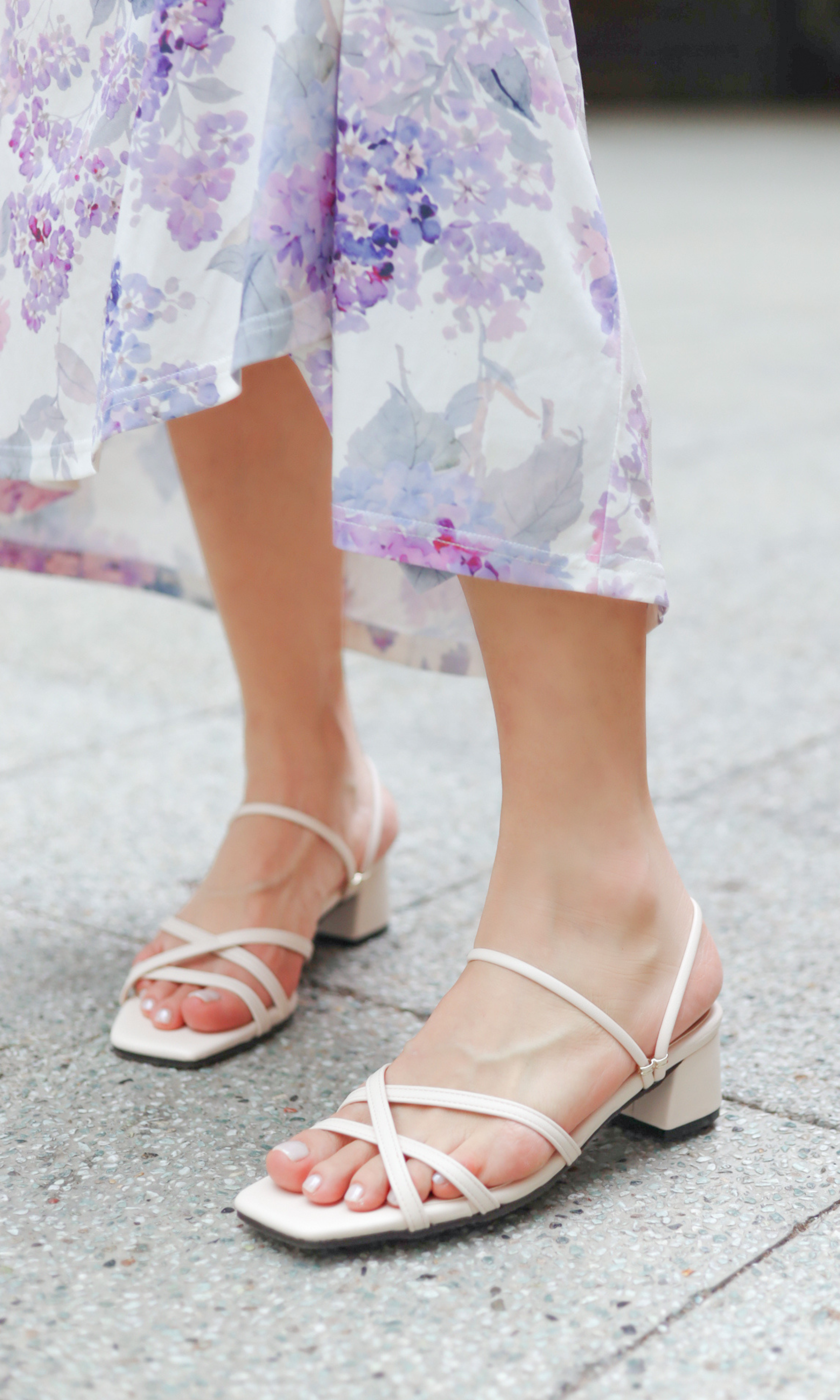 Ivory Two-Way Cloud Sandals