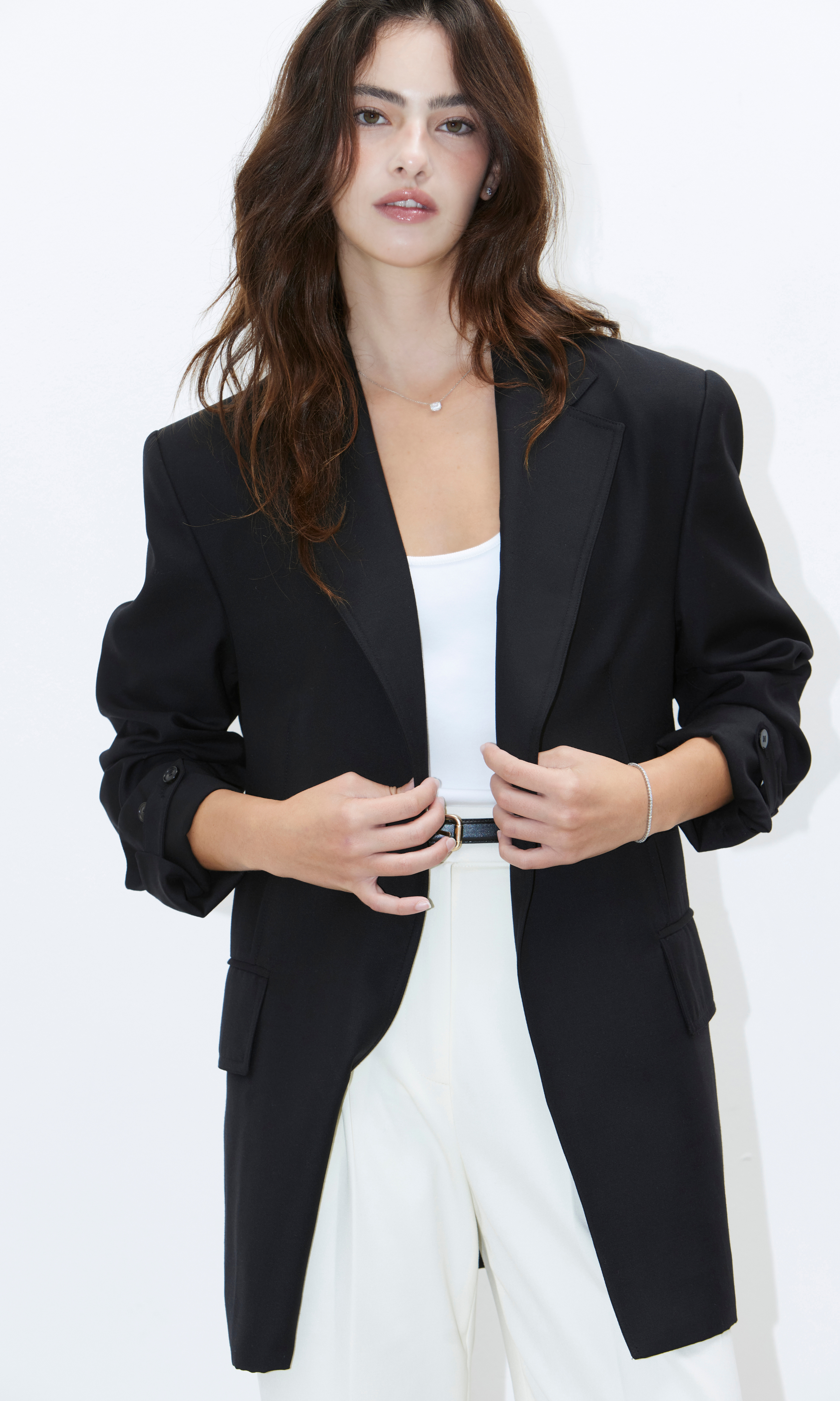 Wool Tailored Overfit Blazer
