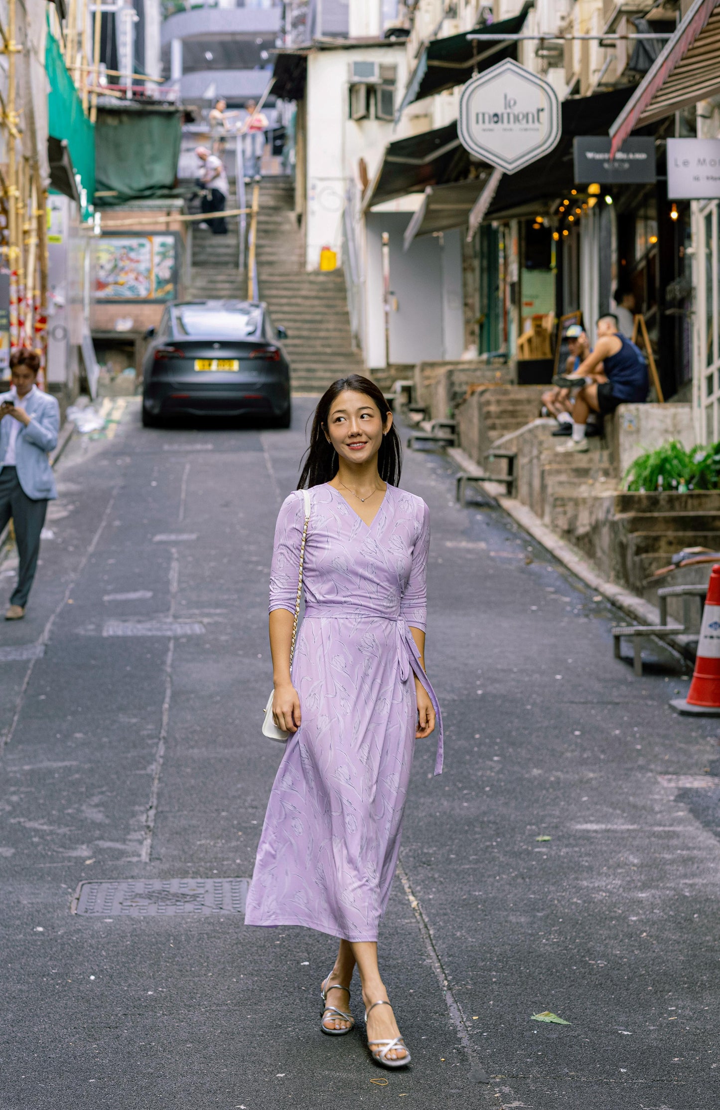 Lavender Sienna Wrap Dress (Made to Order)
