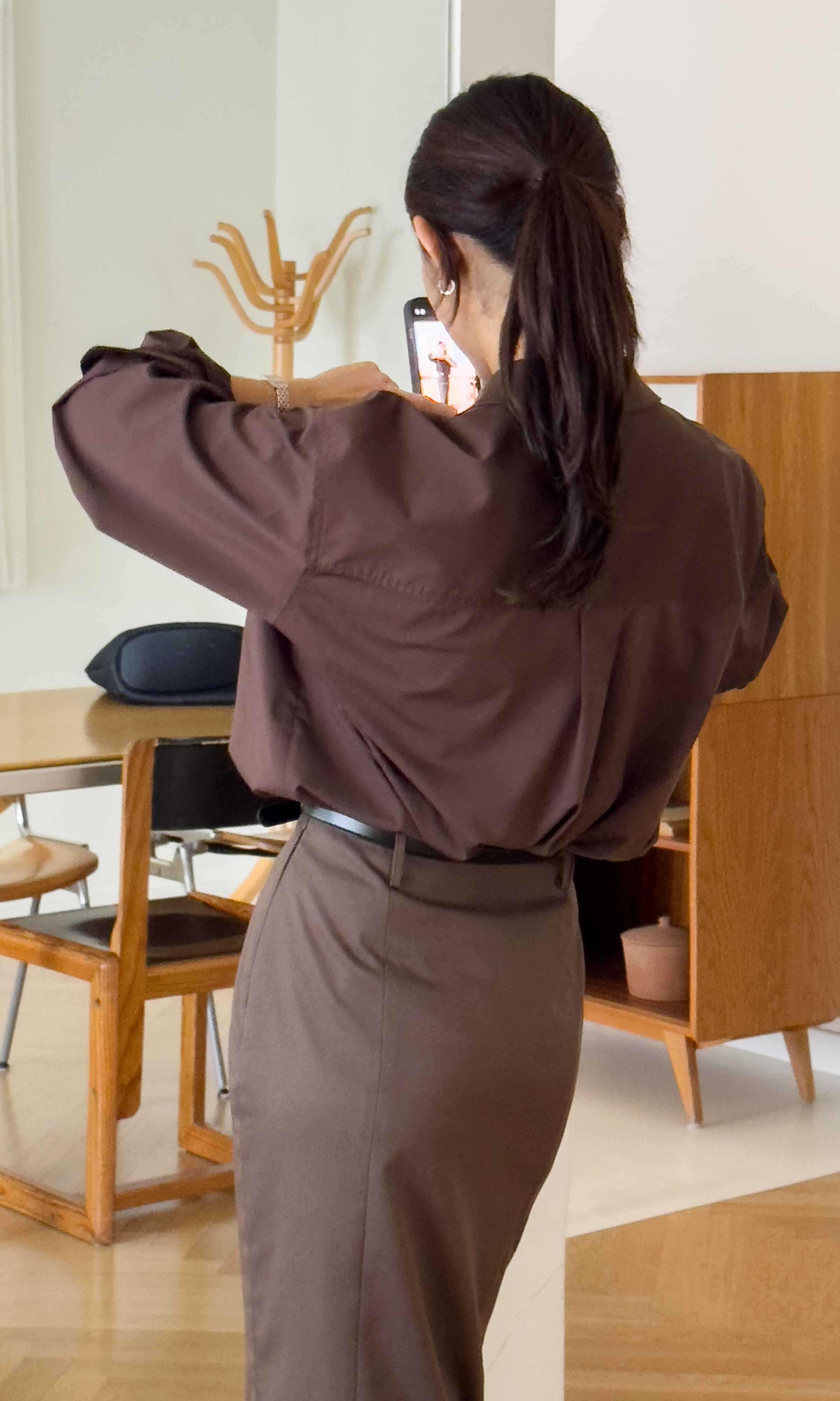 The Eugenia Shirt (Brown)