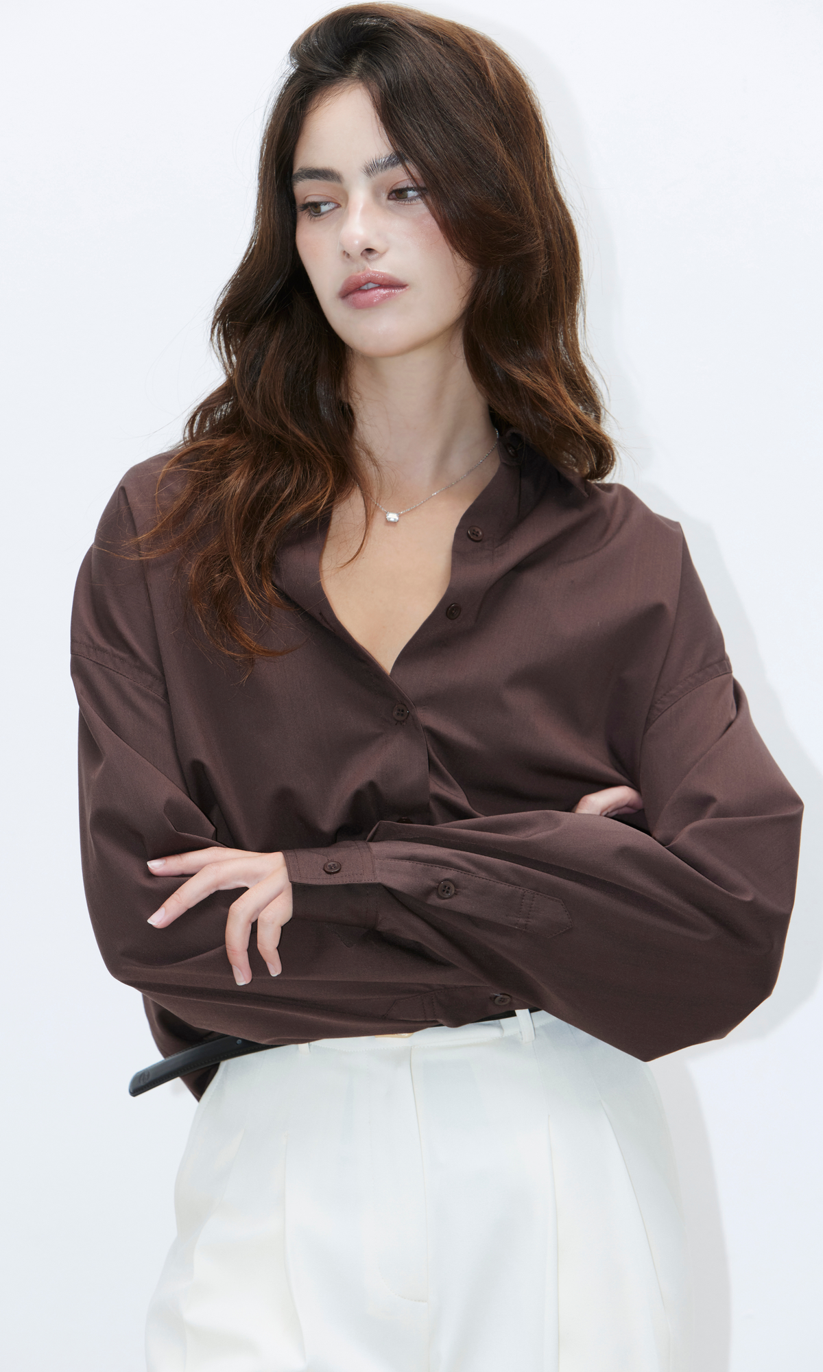 The Eugenia Shirt (Brown)