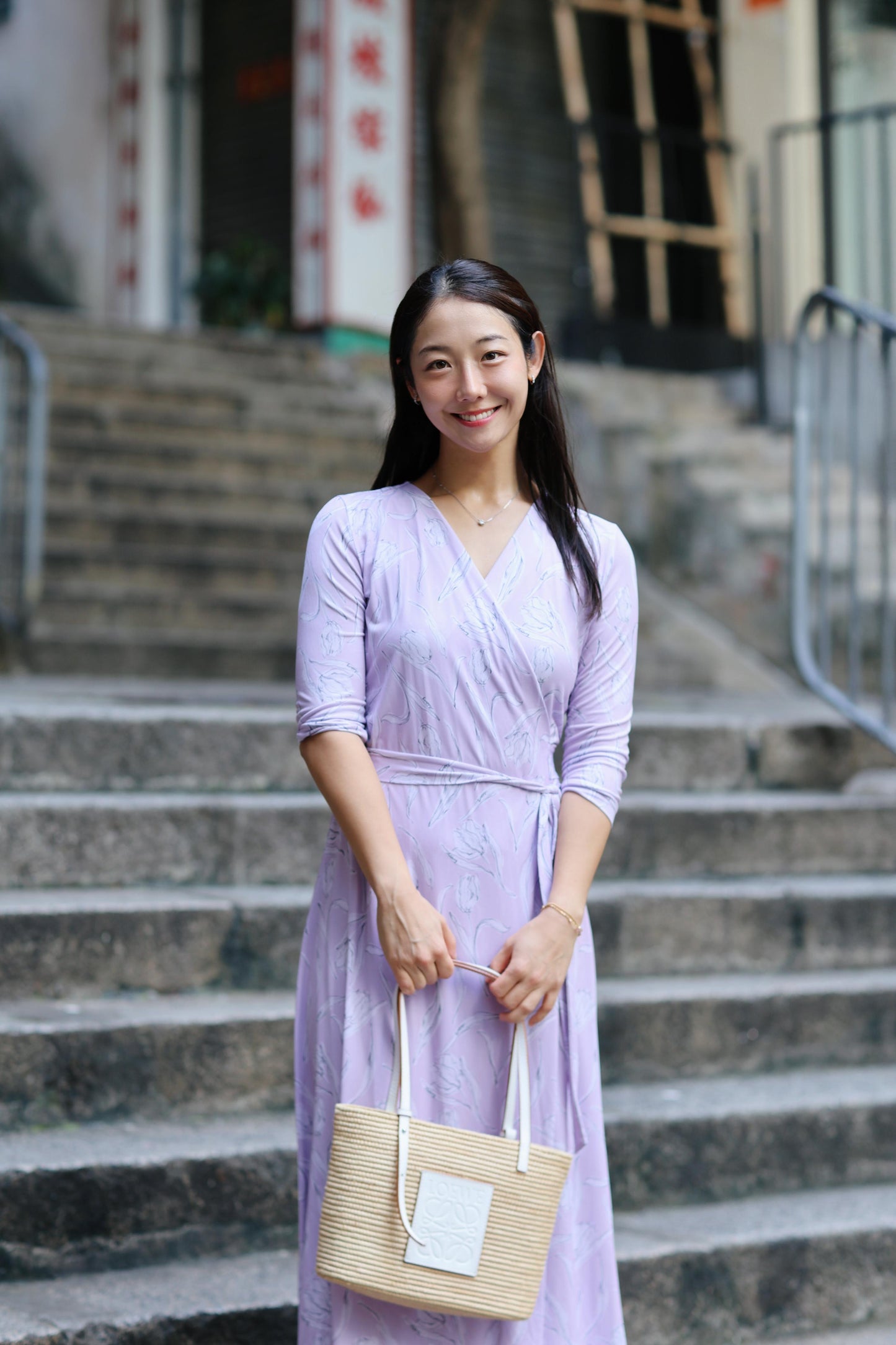 Lavender Sienna Wrap Dress (Made to Order)