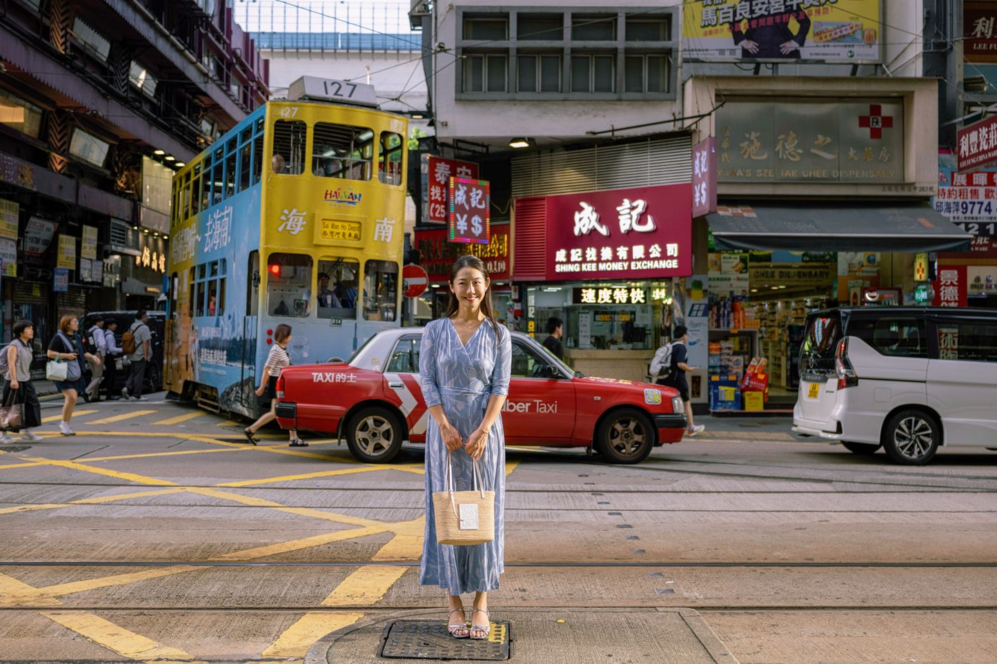 Sky Blue Sienna Wrap Dress (Made to Order)