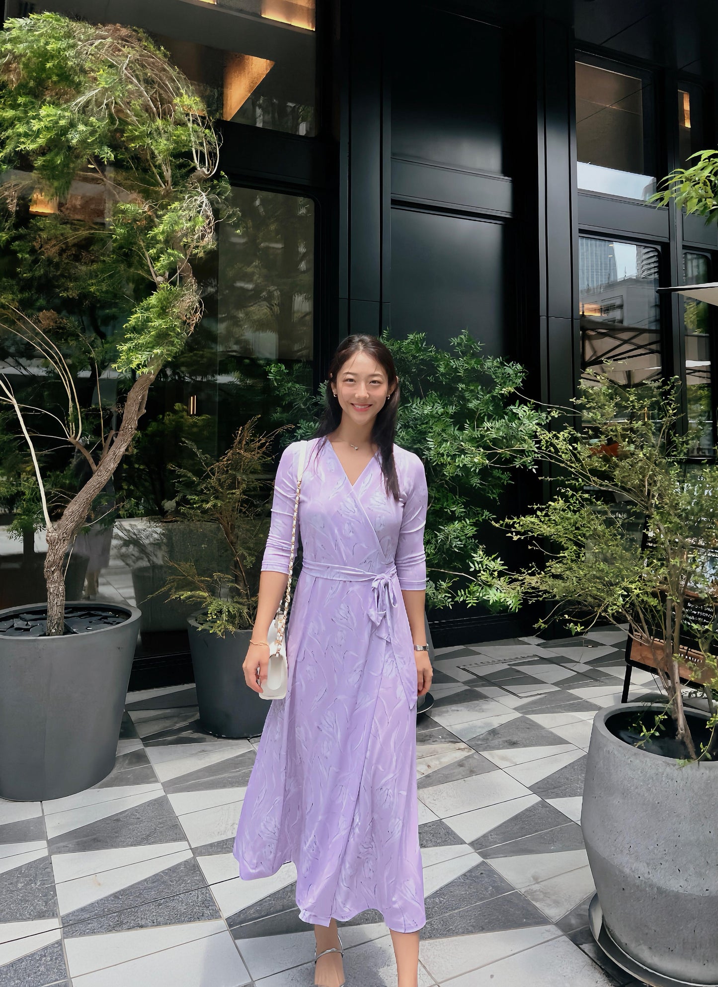 Lavender Sienna Wrap Dress (Made to Order)