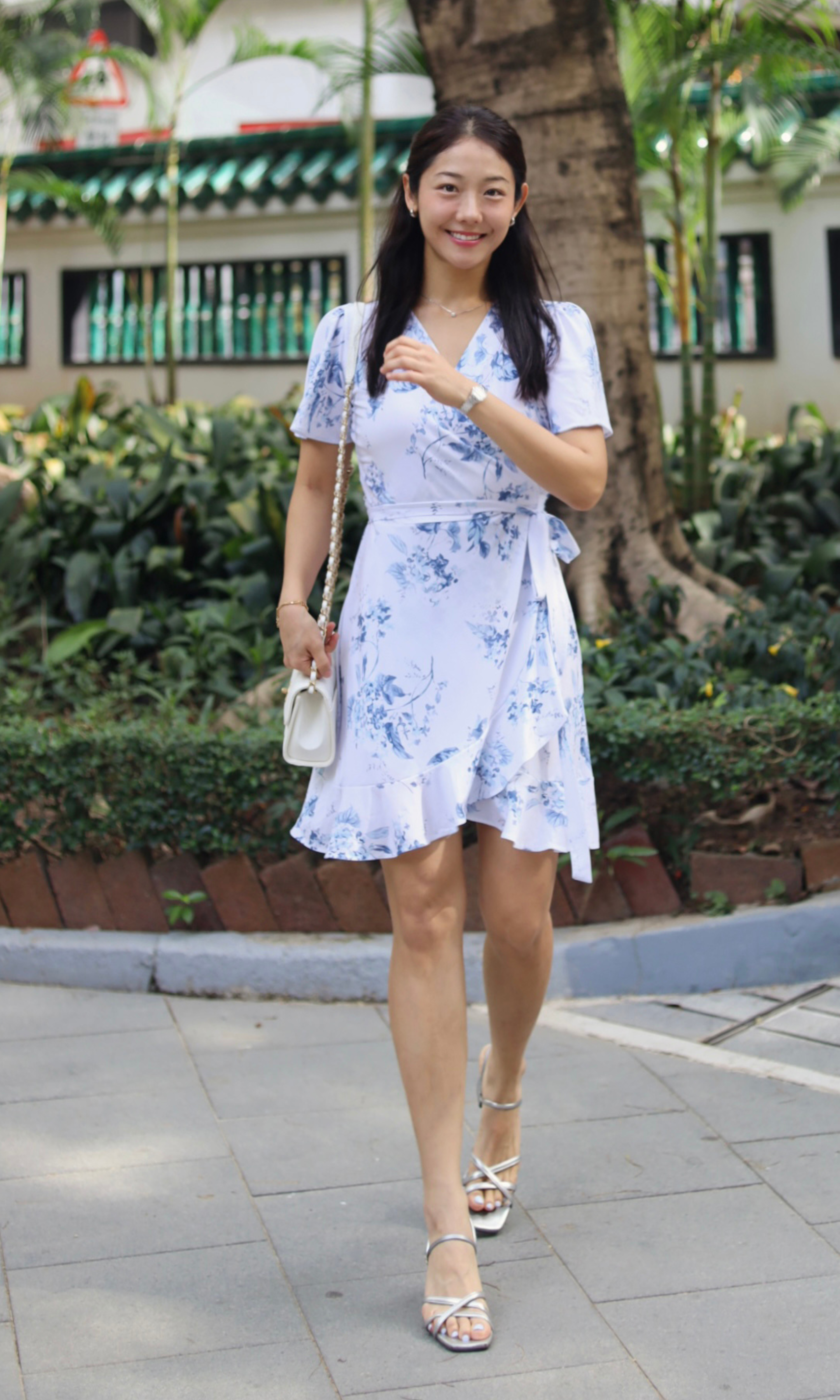 Santorini Wrap Dress (Made to Order)