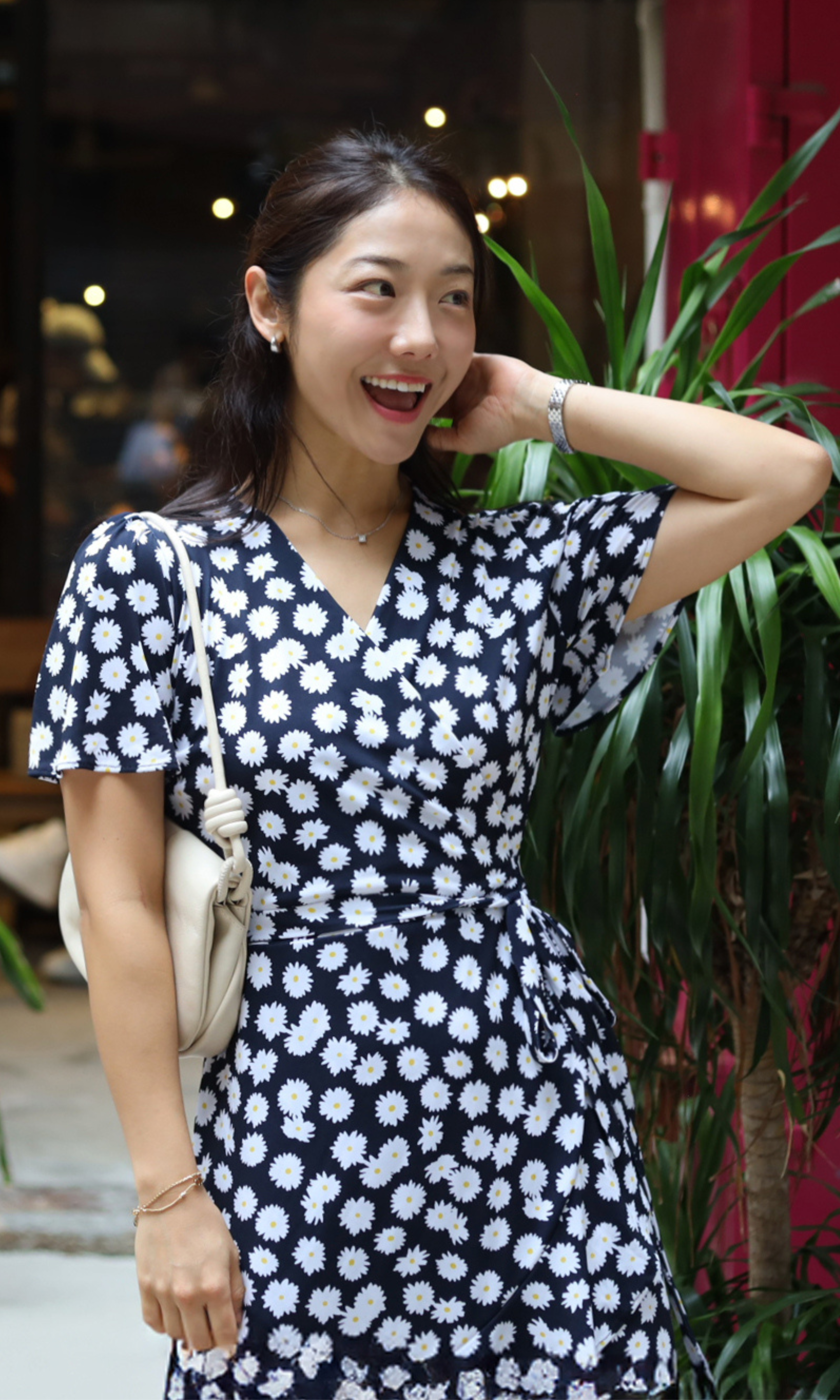 Summer Daisy Wrap Dress (Made to Order)