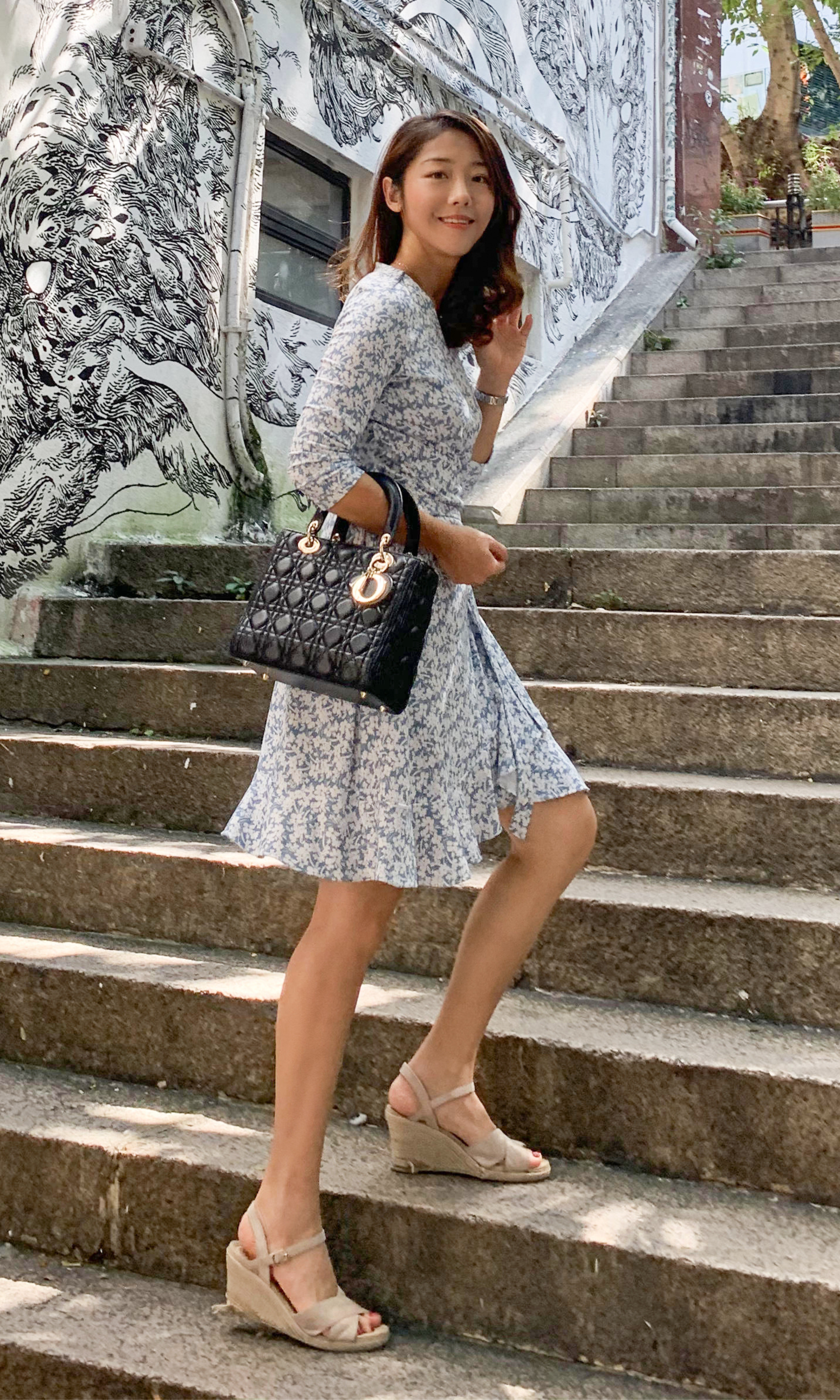 Fresh Ruffle Wrap Dress (Ready to Wear)