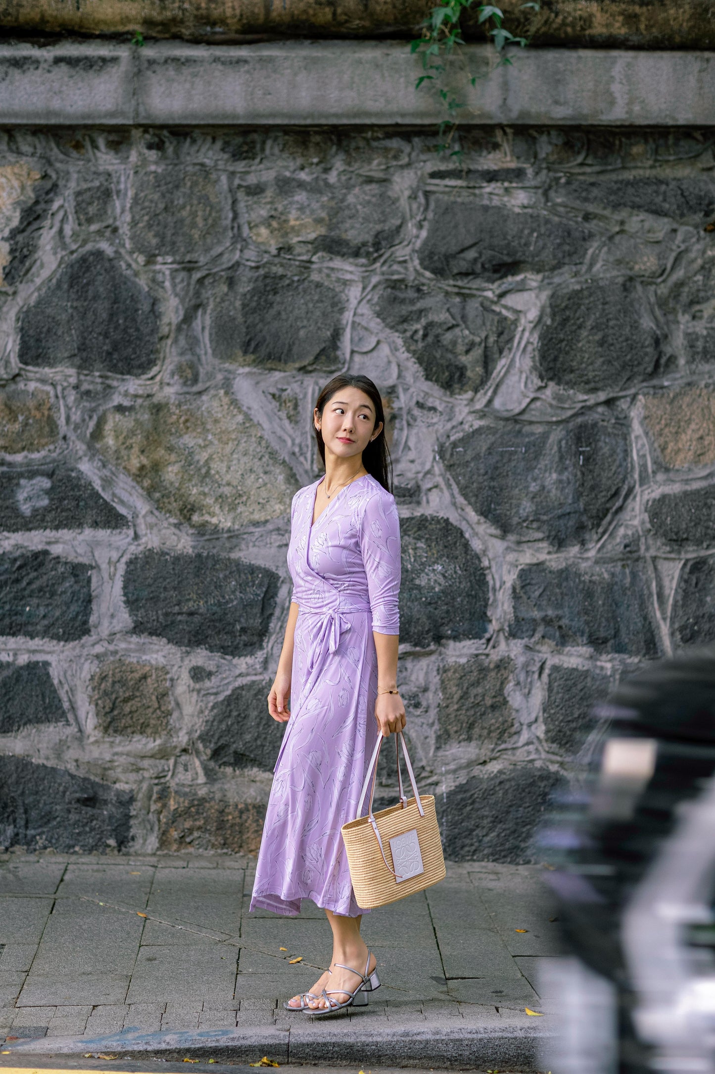 Lavender Sienna Wrap Dress (Made to Order)