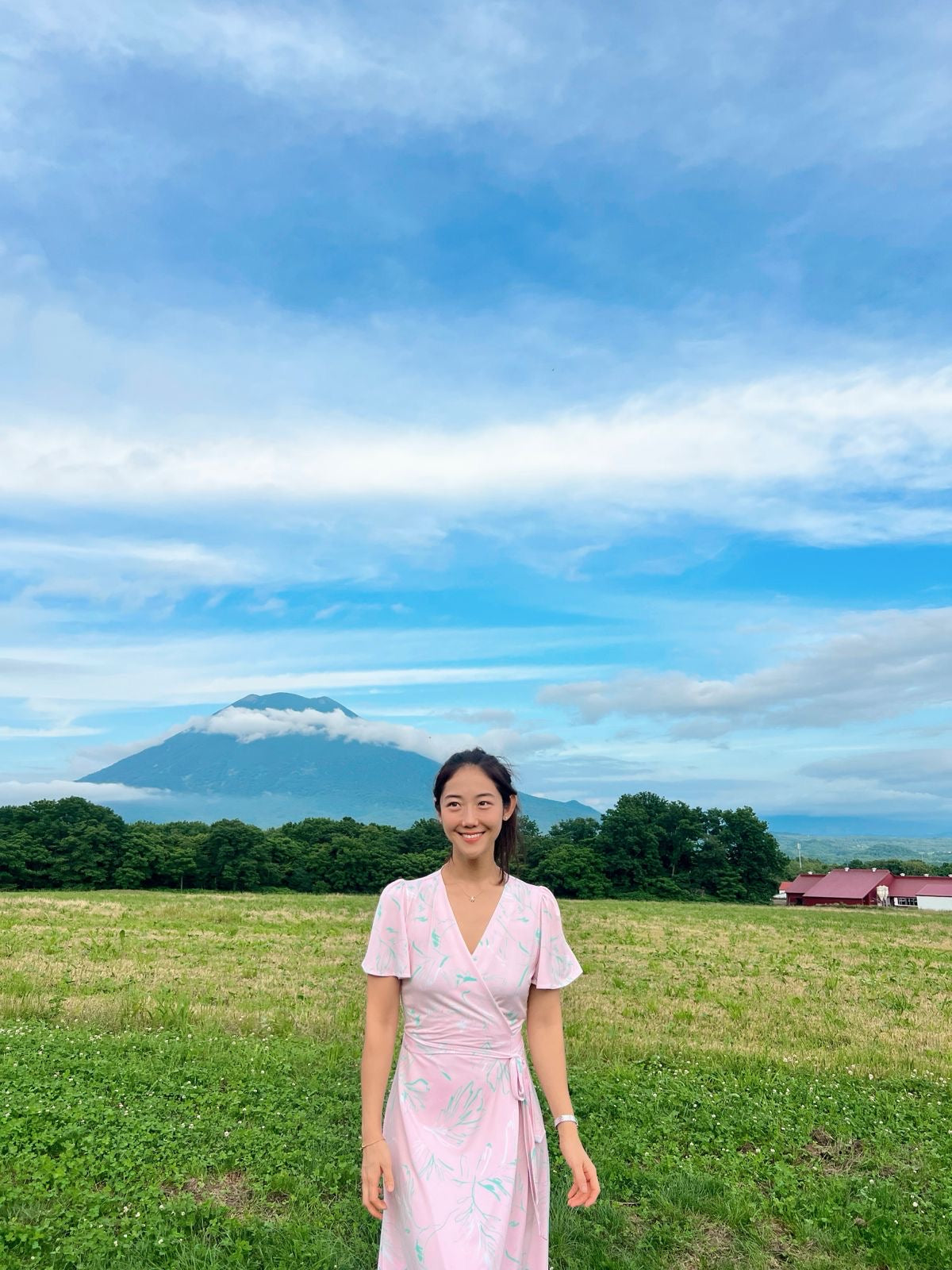 Pink Niseko Wrap Dress (Made to Order)
