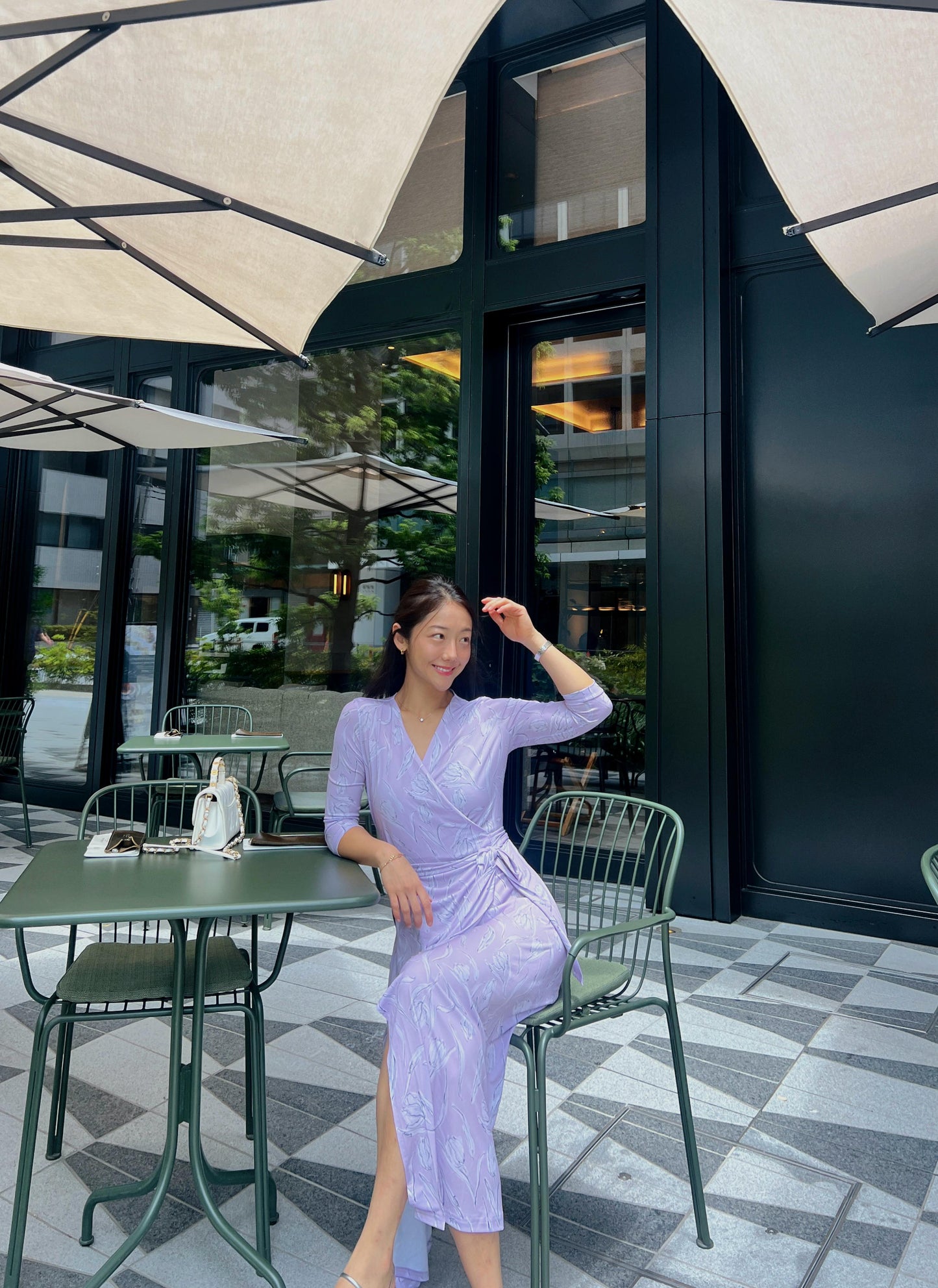 Lavender Sienna Wrap Dress (Made to Order)
