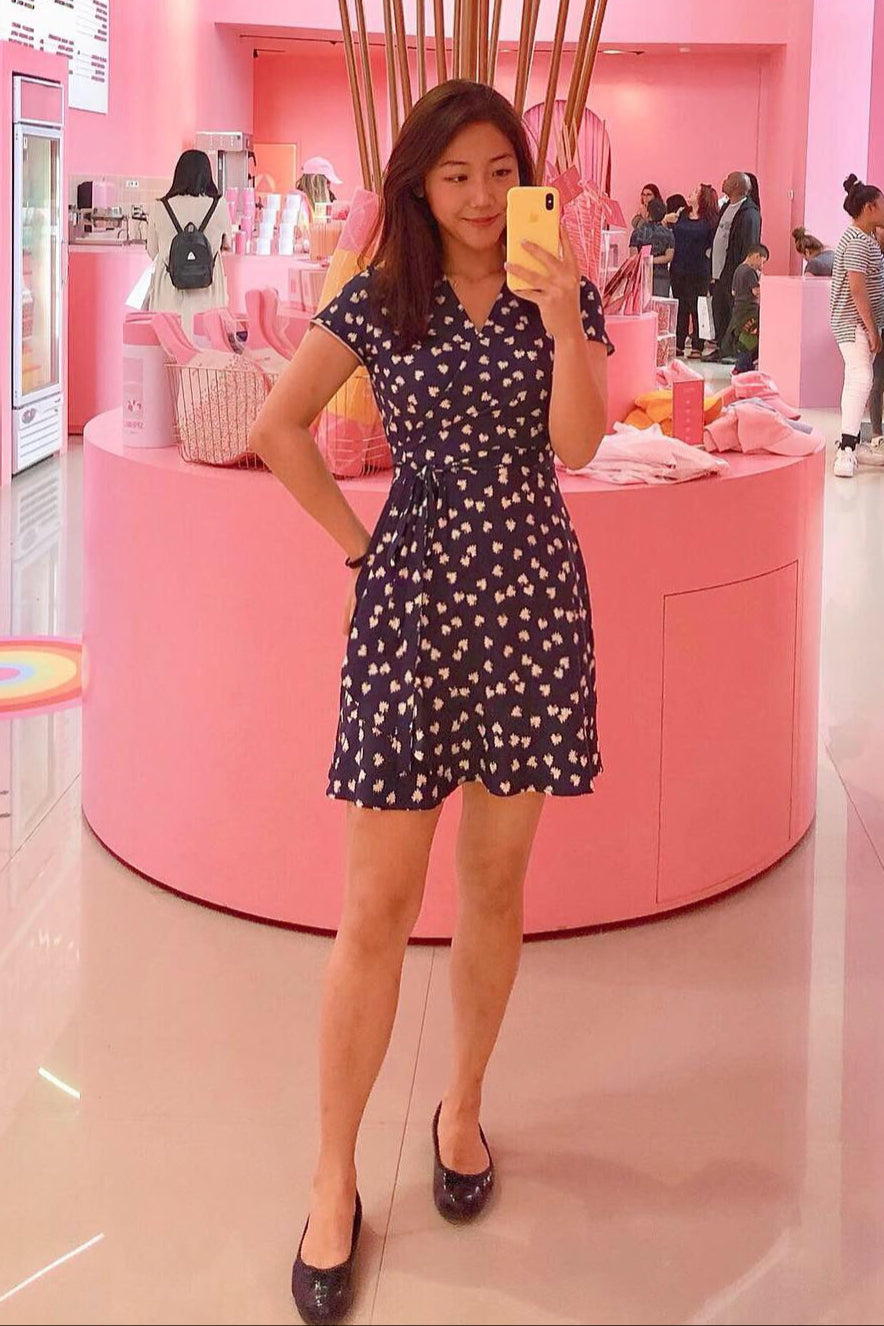 Daisy Ruffle Wrap Dress