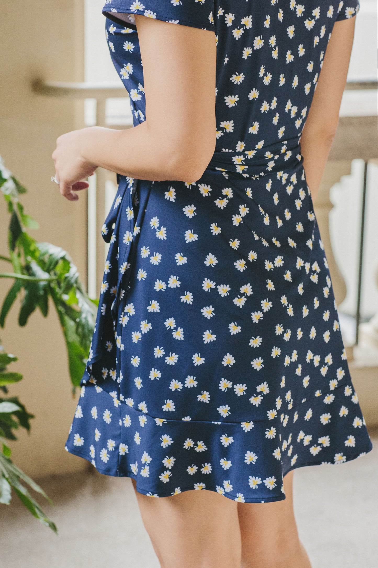 Daisy Ruffle Wrap Dress
