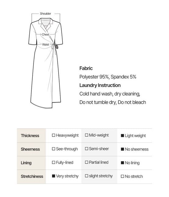 Summer Daisy Wrap Dress