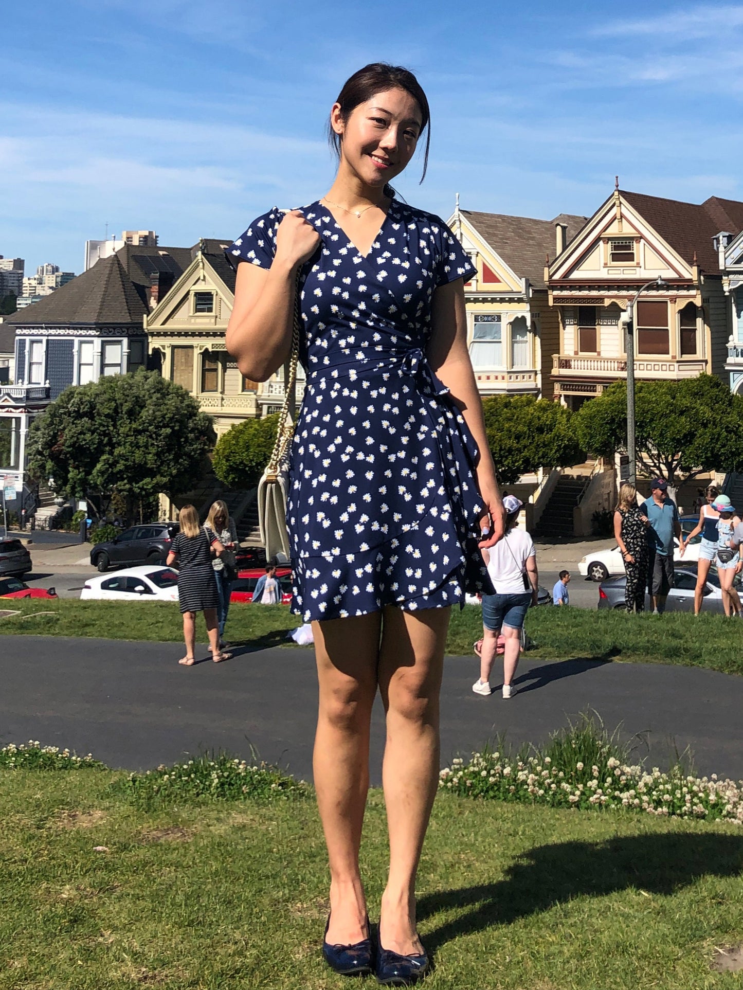 Daisy Ruffle Wrap Dress