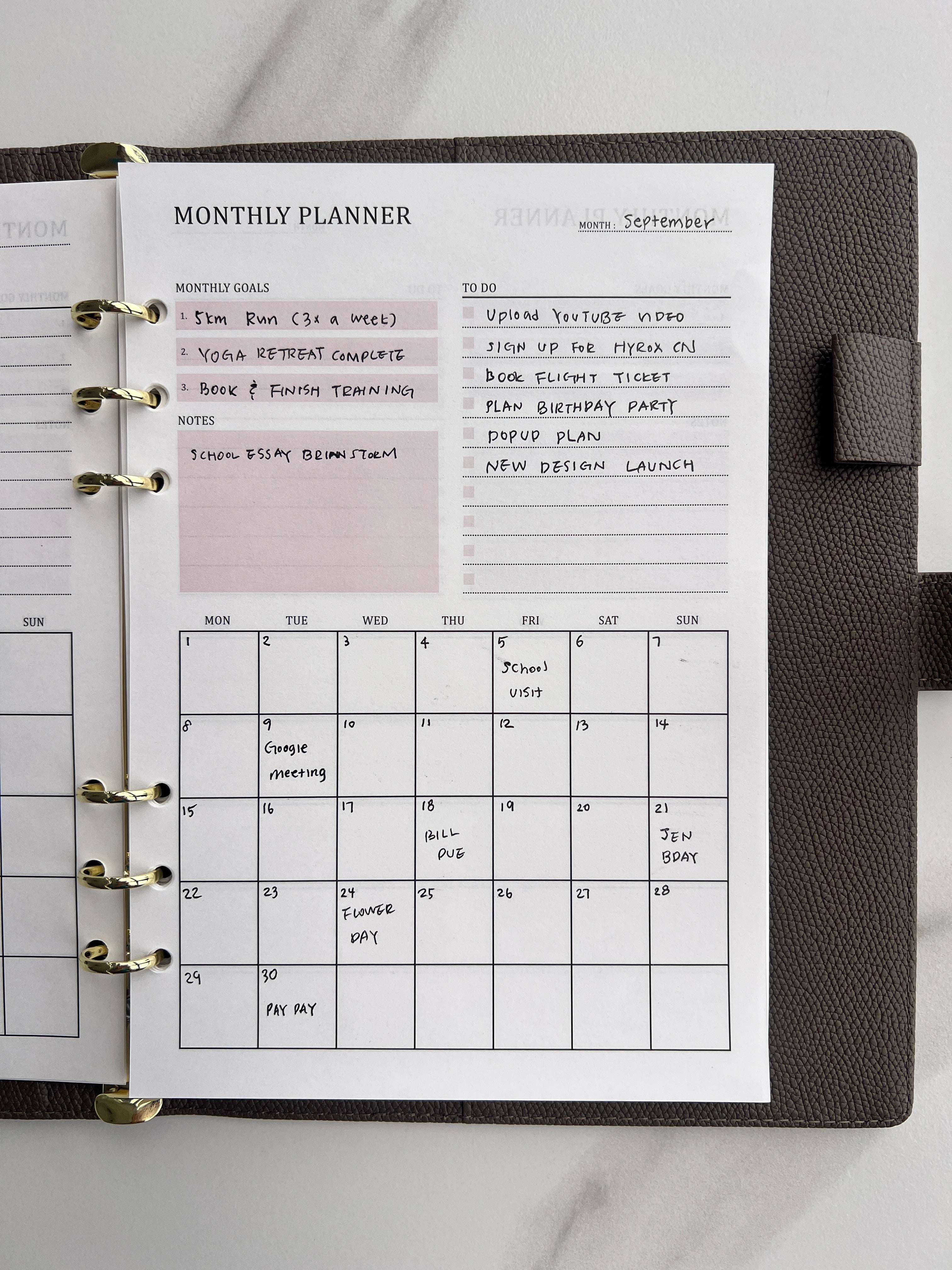 Ashberry Dream Planner Set