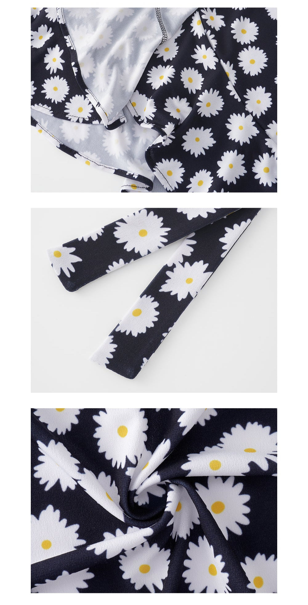 Summer Daisy Wrap Dress