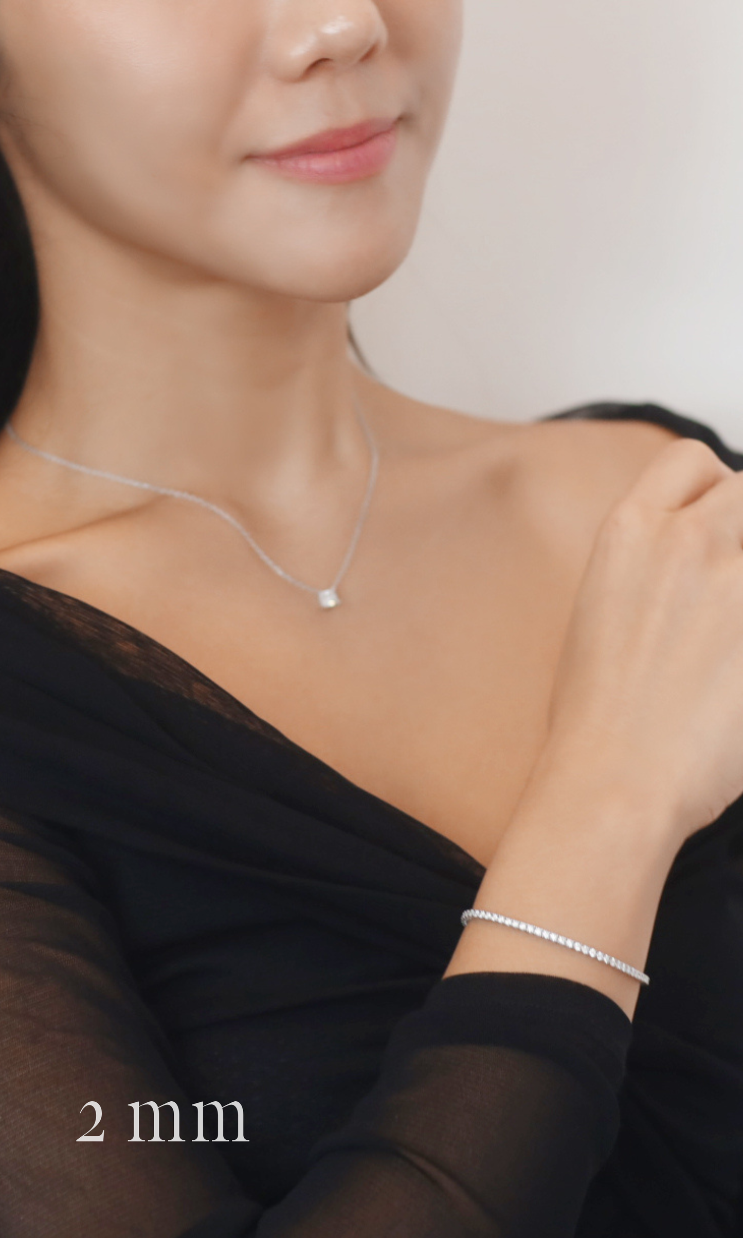 Classic Moissanite Tennis Bracelet (Ready to Wear)