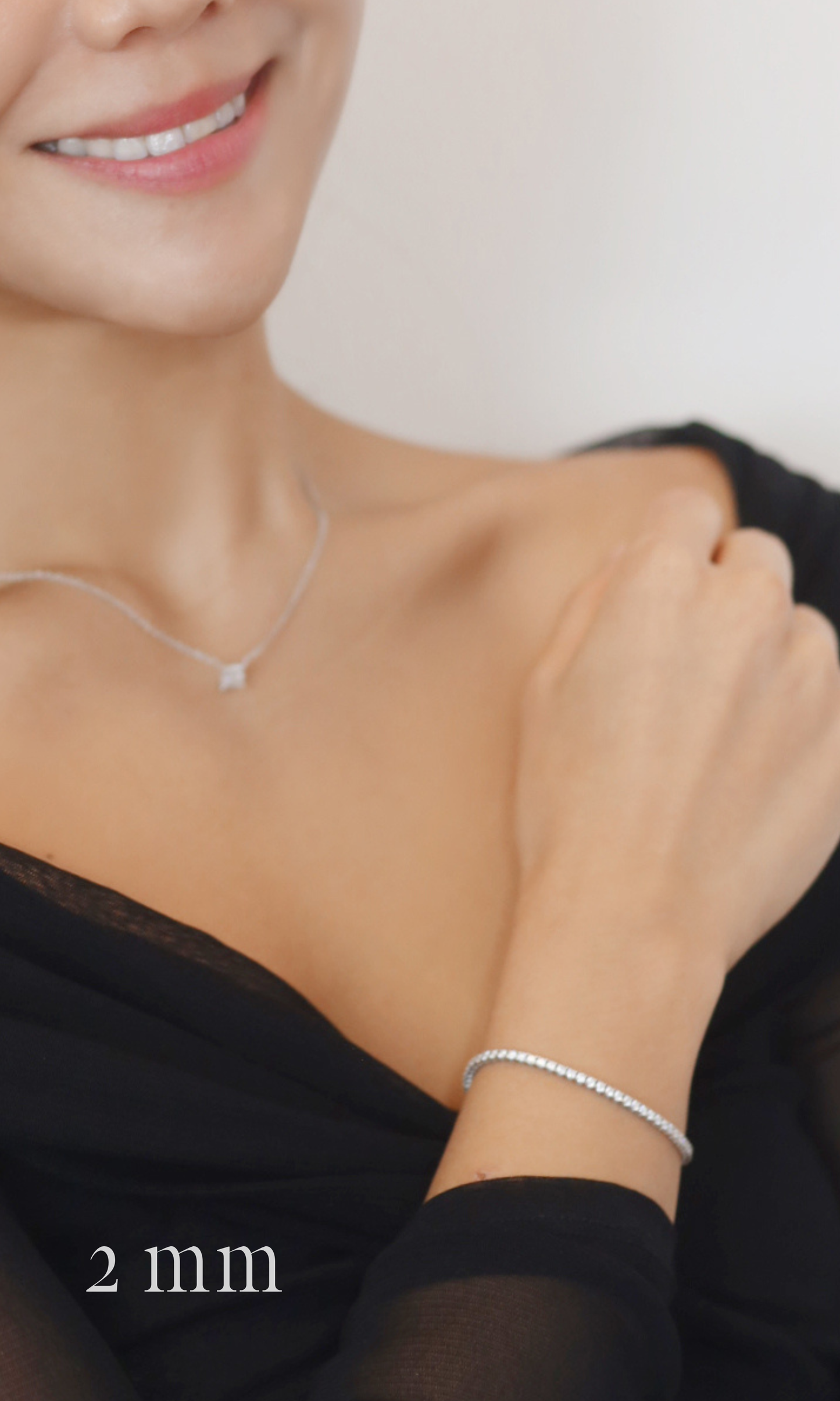 Classic Moissanite Tennis Bracelet (Ready to Wear)