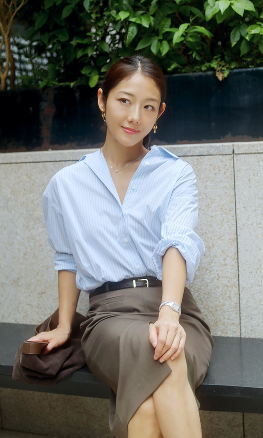 The Eugenia Striped Shirt