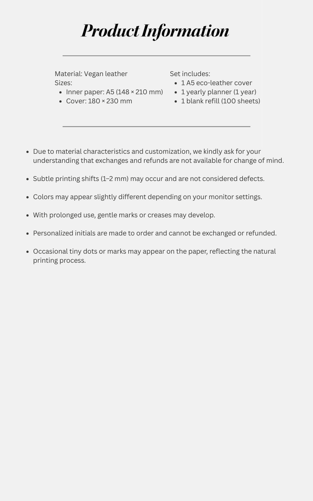 Ashberry Dream Planner Set