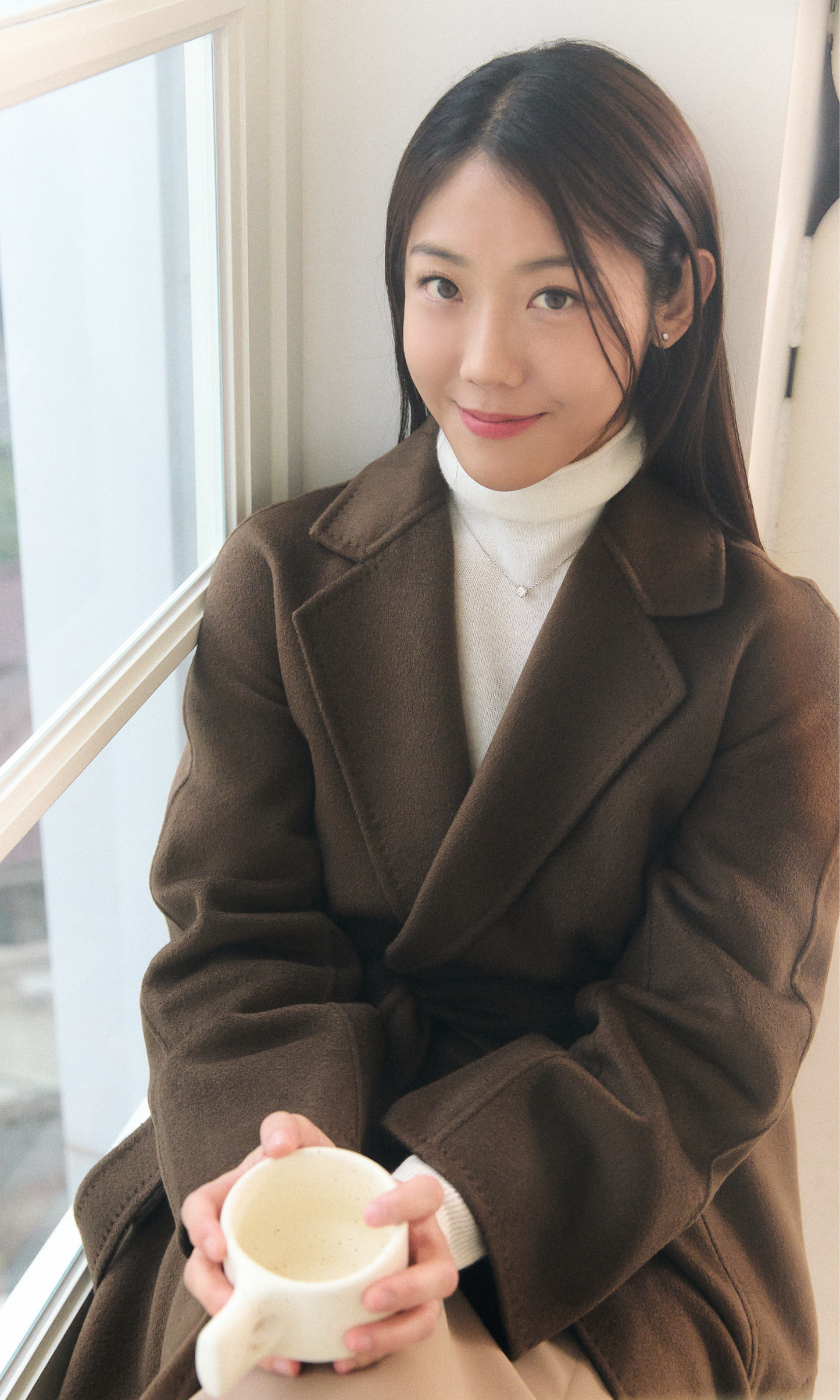 Brown Loewen Cashmere Coat