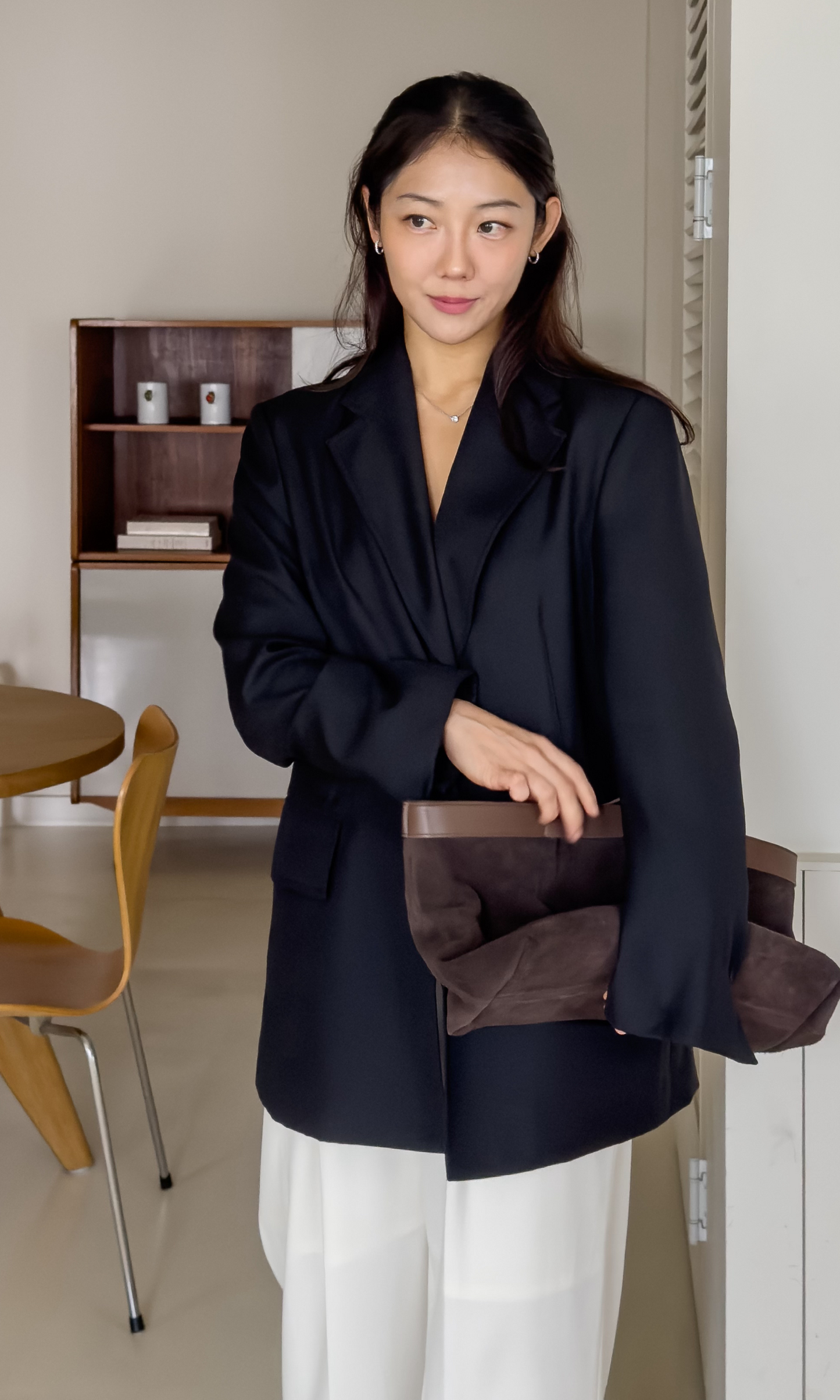 Wool Tailored Overfit Blazer