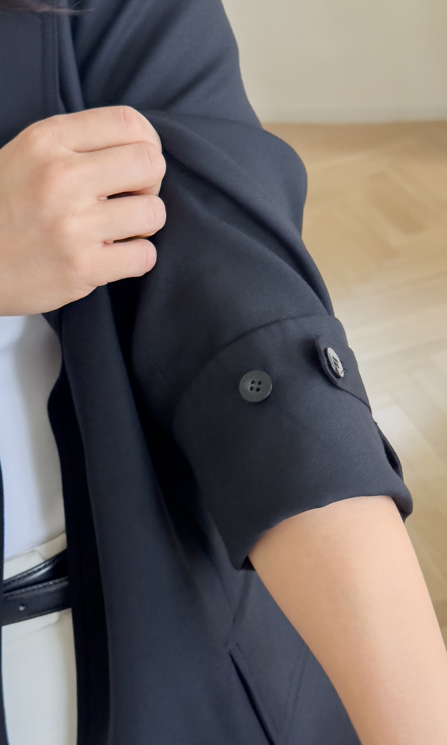 Wool Tailored Overfit Blazer