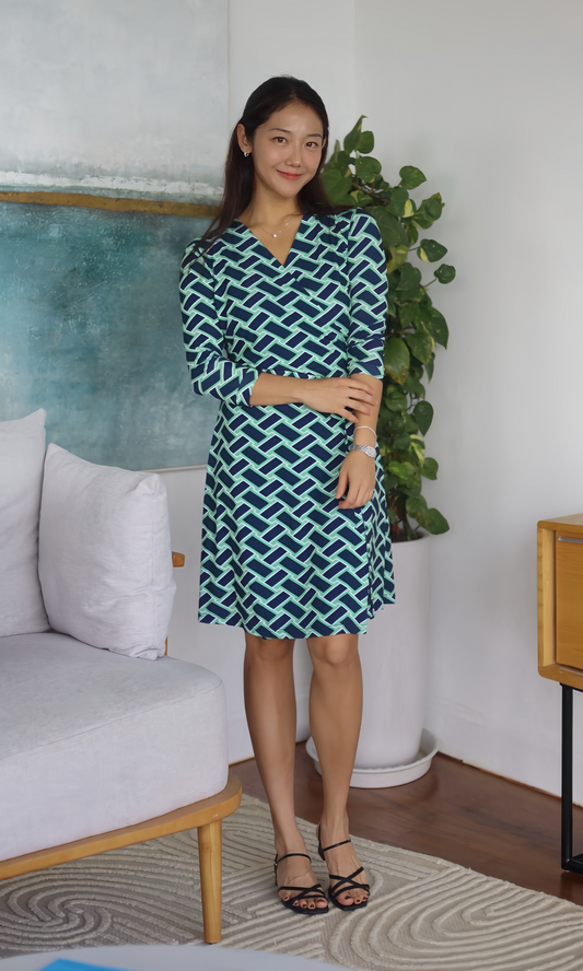 Tessera Wrap Dress (Made to Order)
