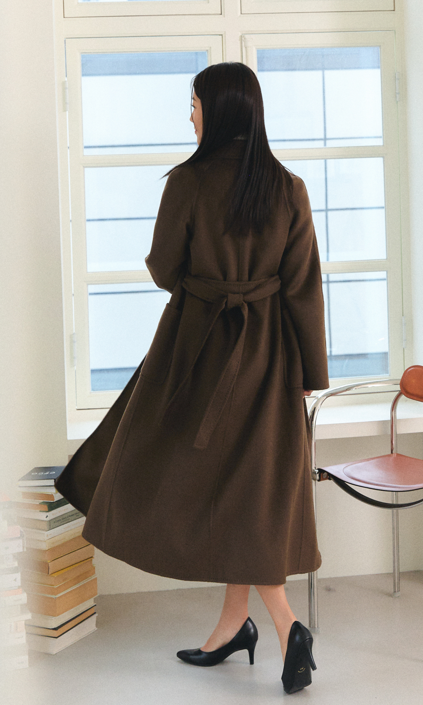 Brown Loewen Cashmere Coat