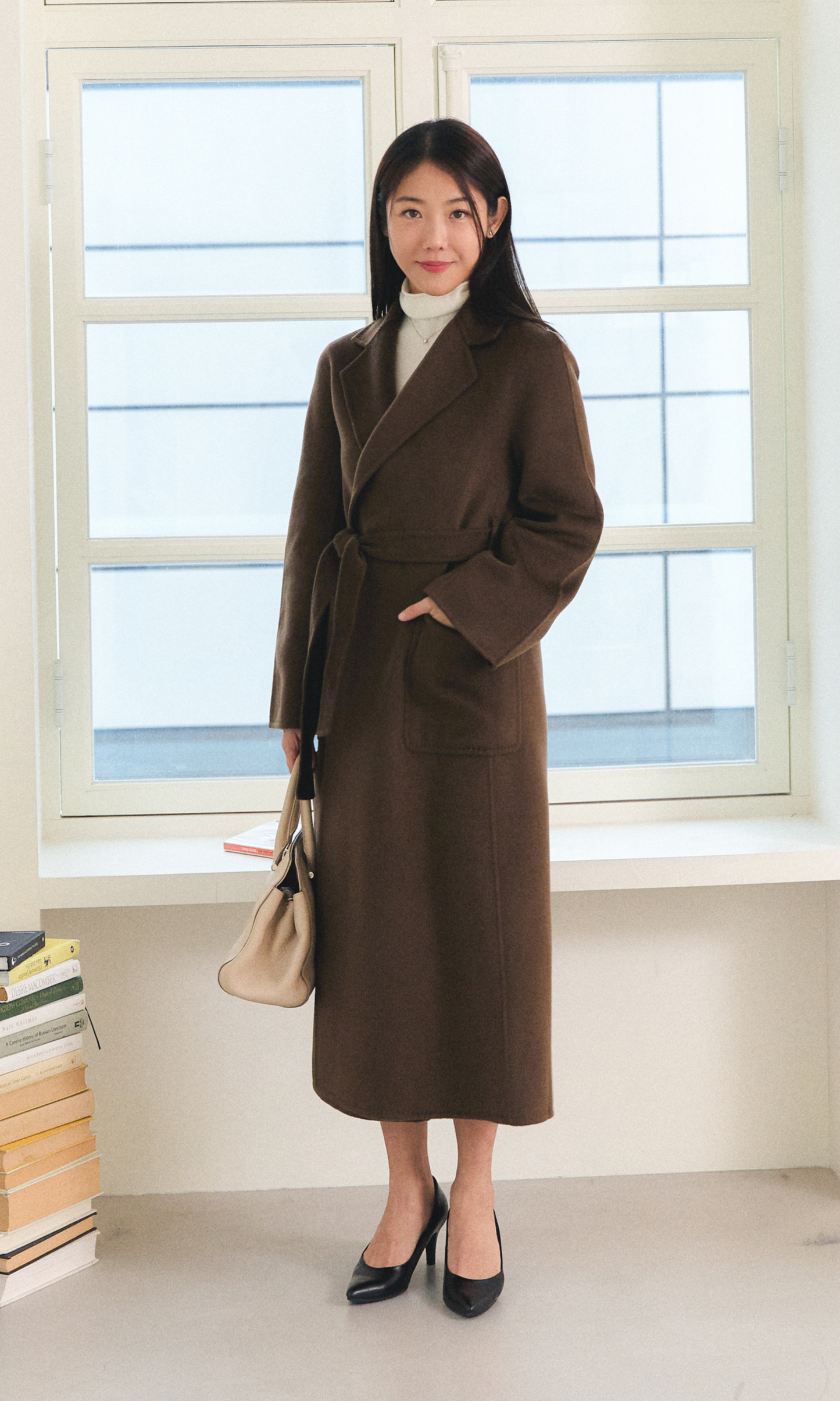 Brown Loewen Cashmere Coat