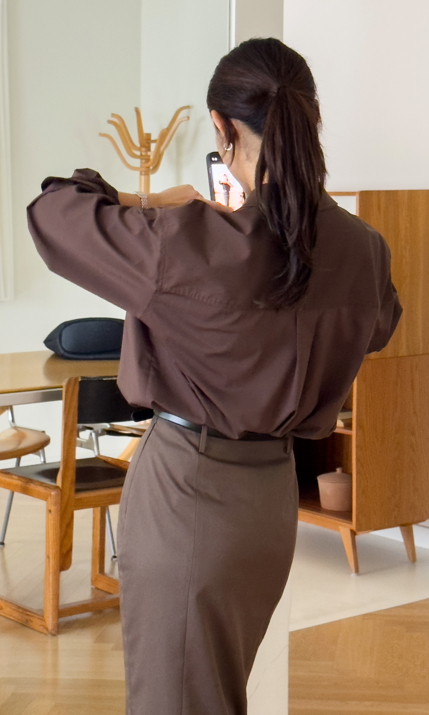 The Eugenia Shirt (Brown)