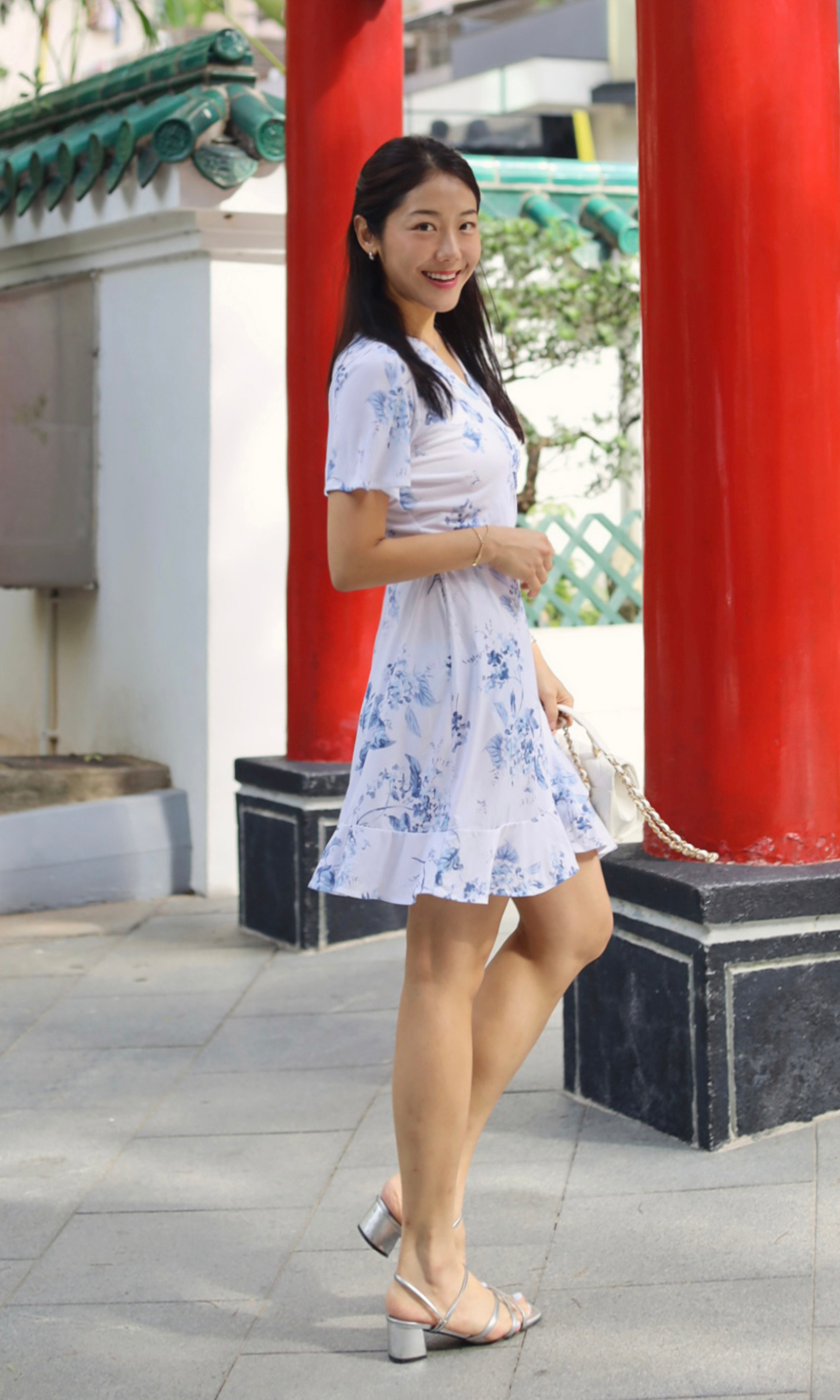 Santorini Wrap Dress (Made to Order)