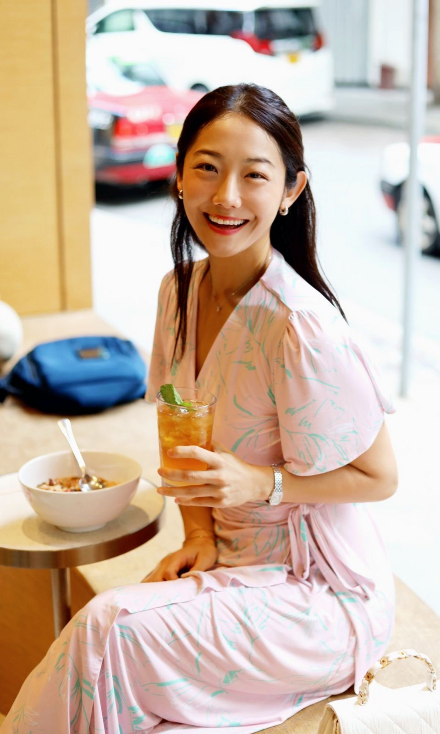 Pink Niseko Wrap Dress (Made to Order)