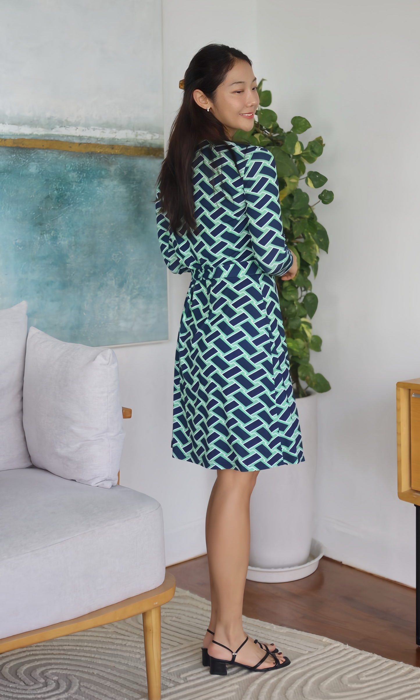 Tessera Wrap Dress (Made to Order)