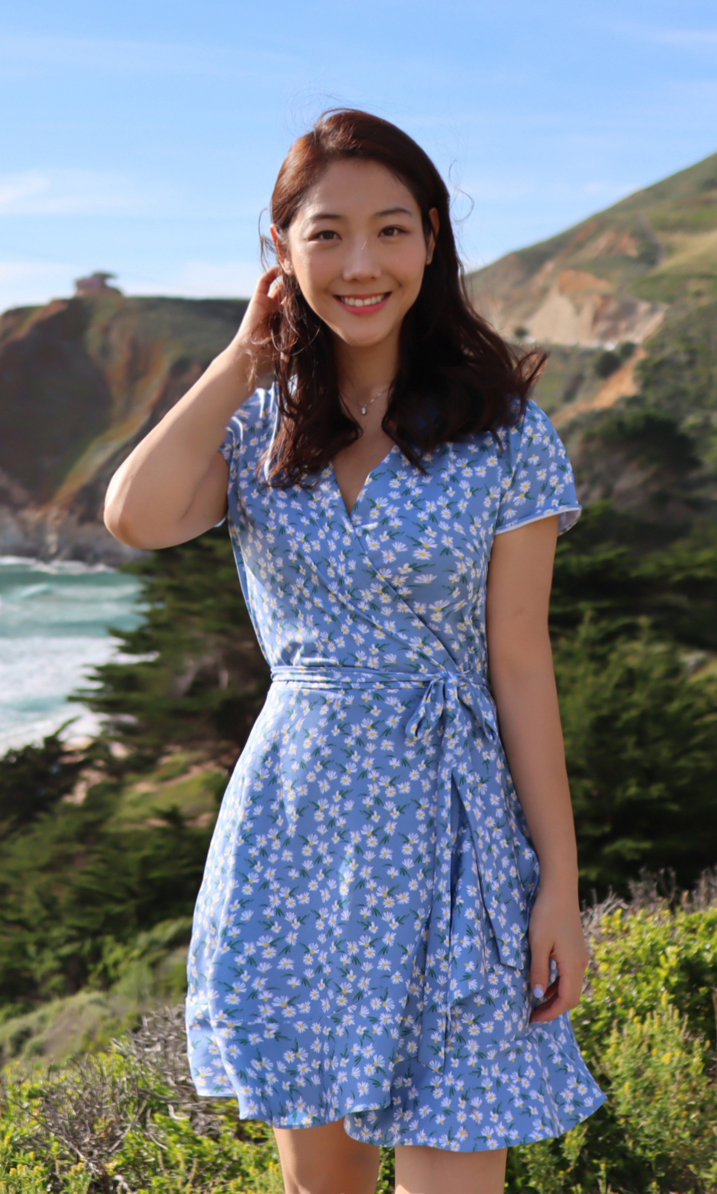 Daisy Ruffle Wrap Dress