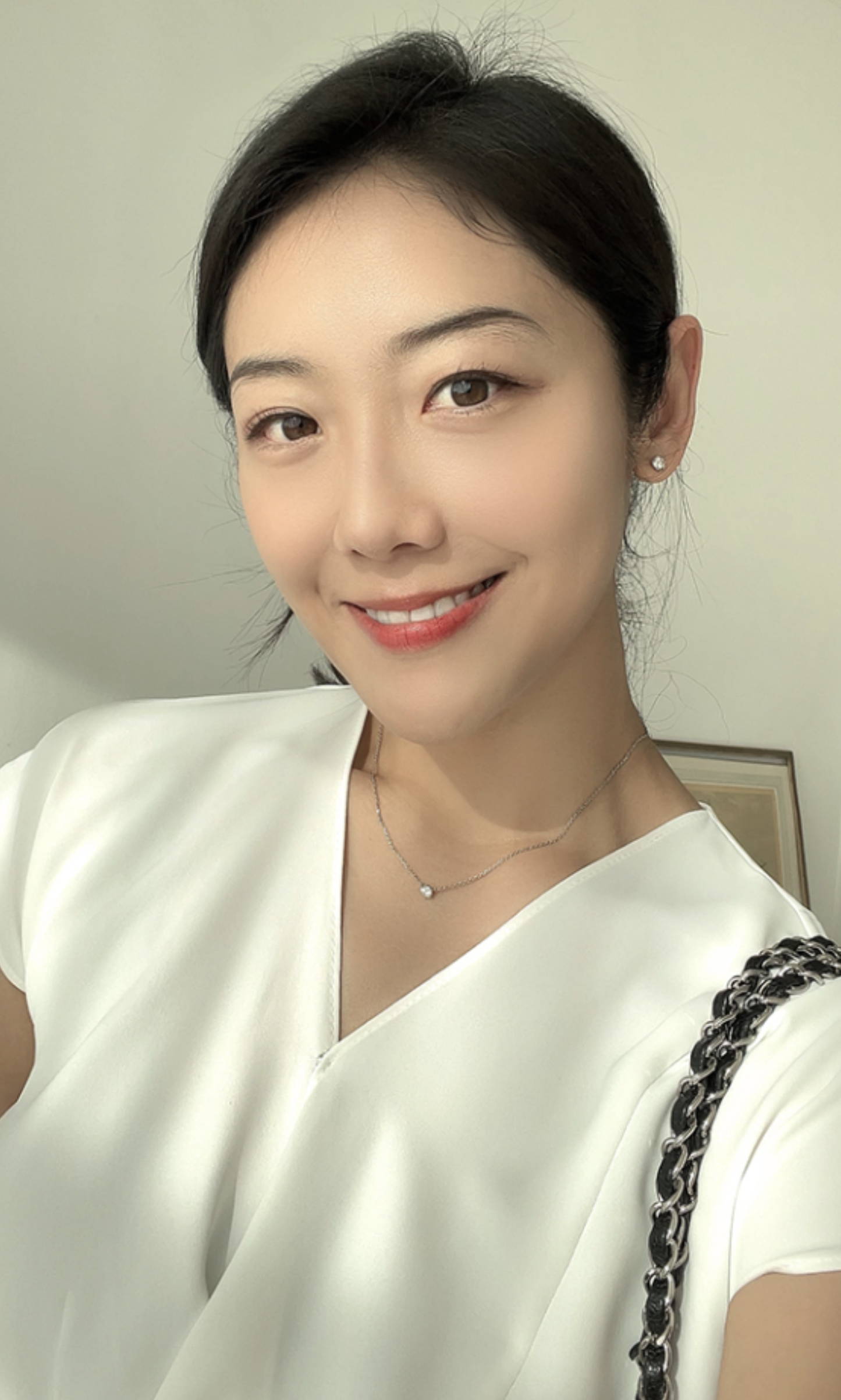 Classic 16 Moissanite Solitaire Necklace (Ready to Wear)