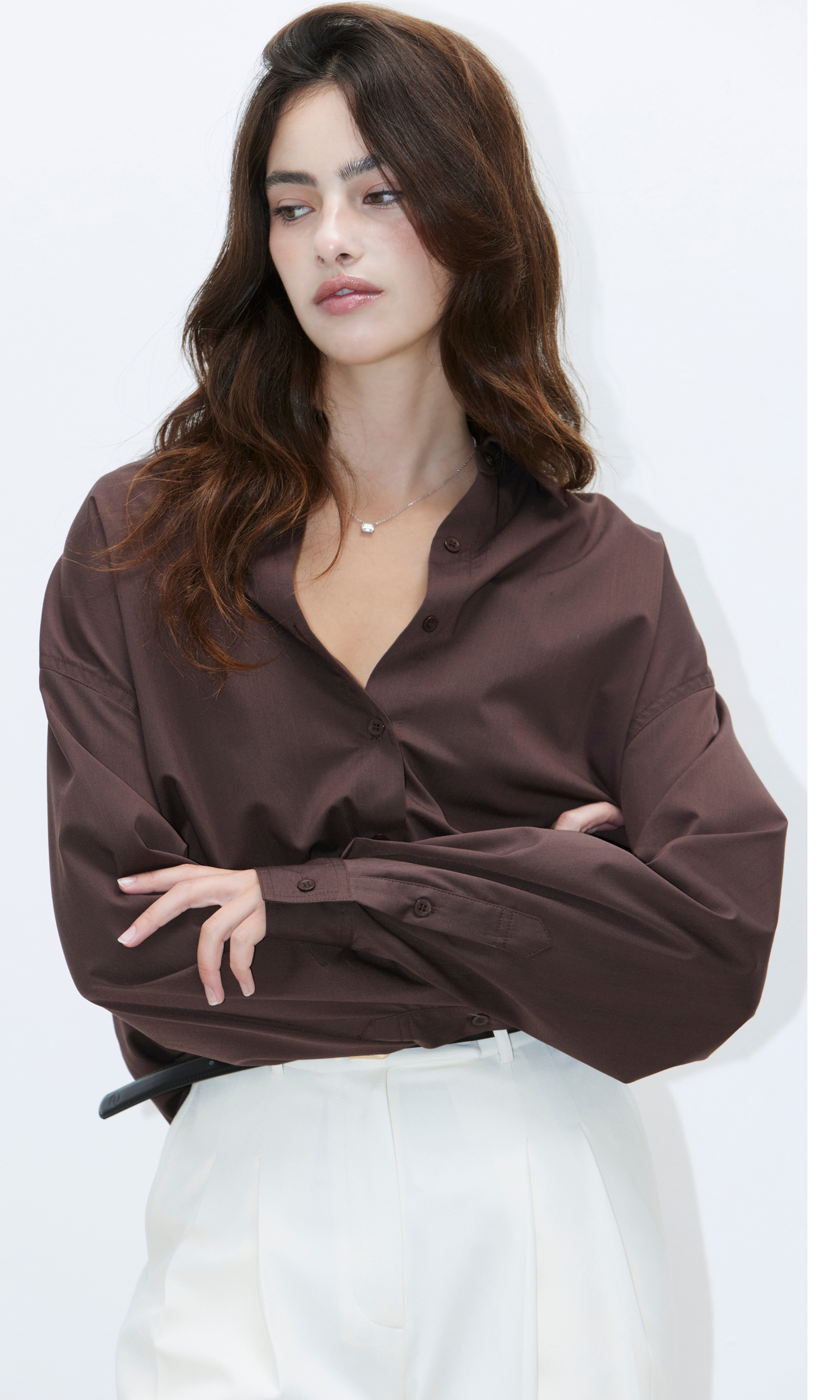The Eugenia Shirt (Brown)