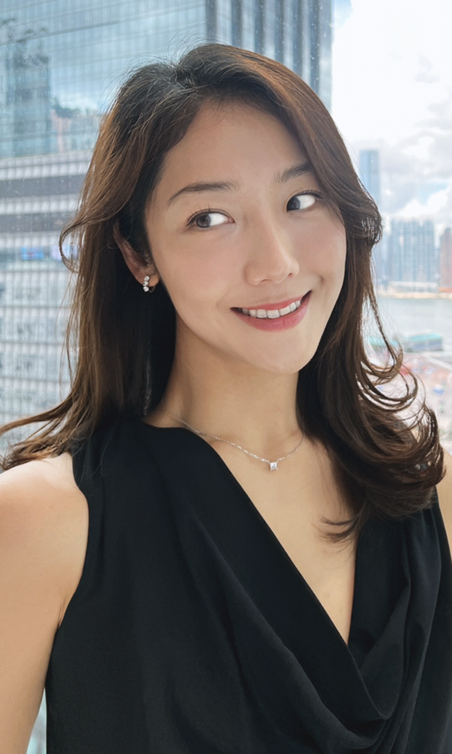 Princess-cut Moissanite Necklace (Ready to Wear)