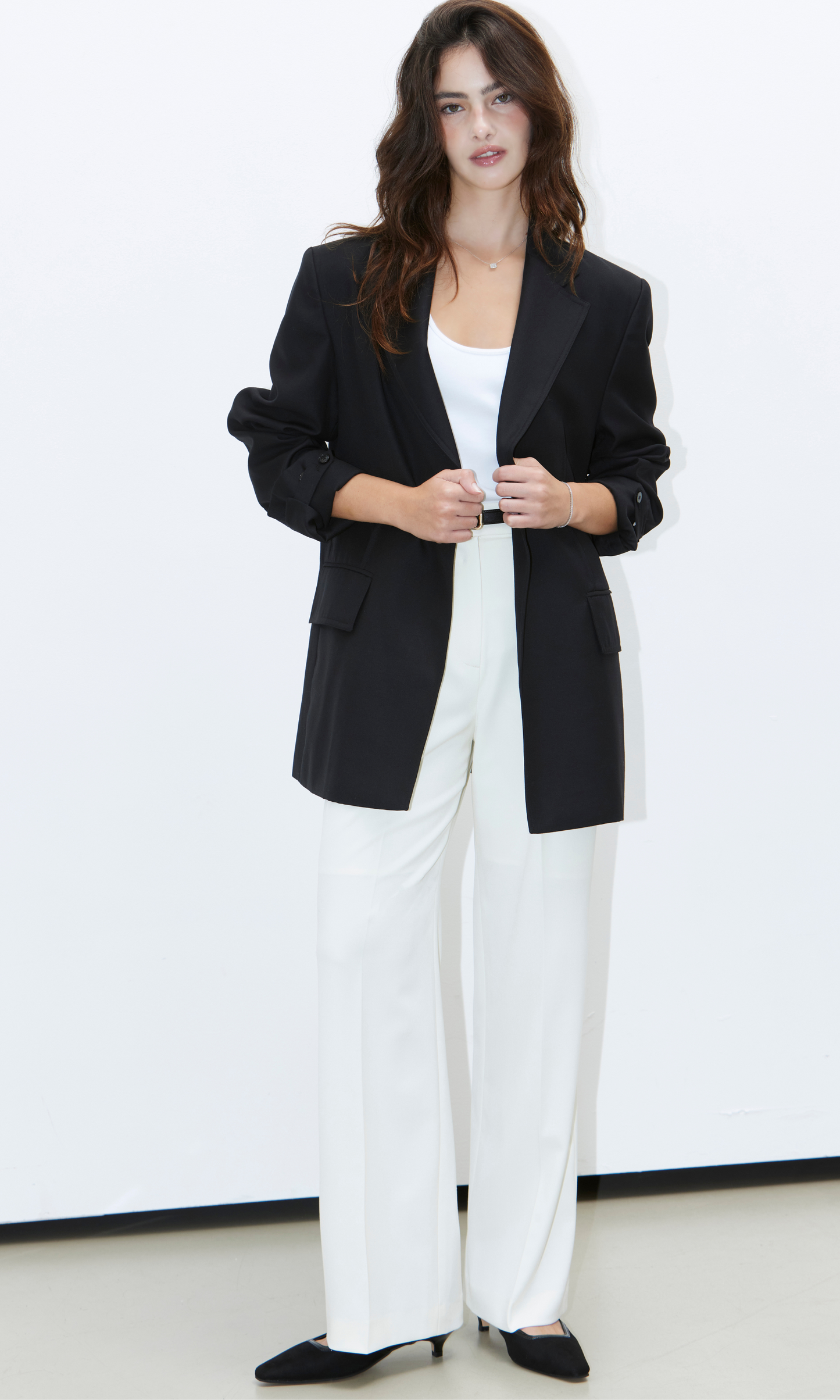Wool Tailored Overfit Blazer