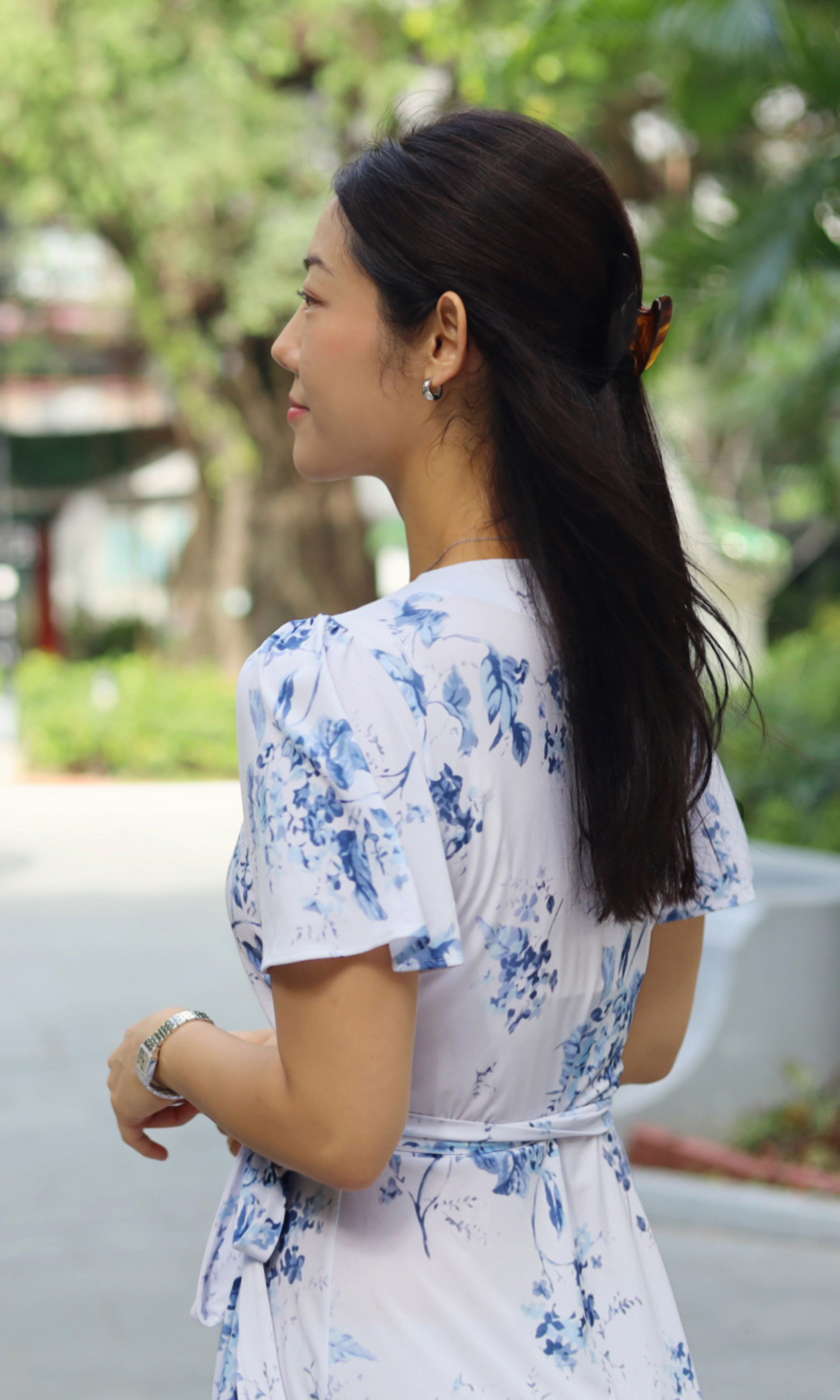 Santorini Wrap Dress (Made to Order)