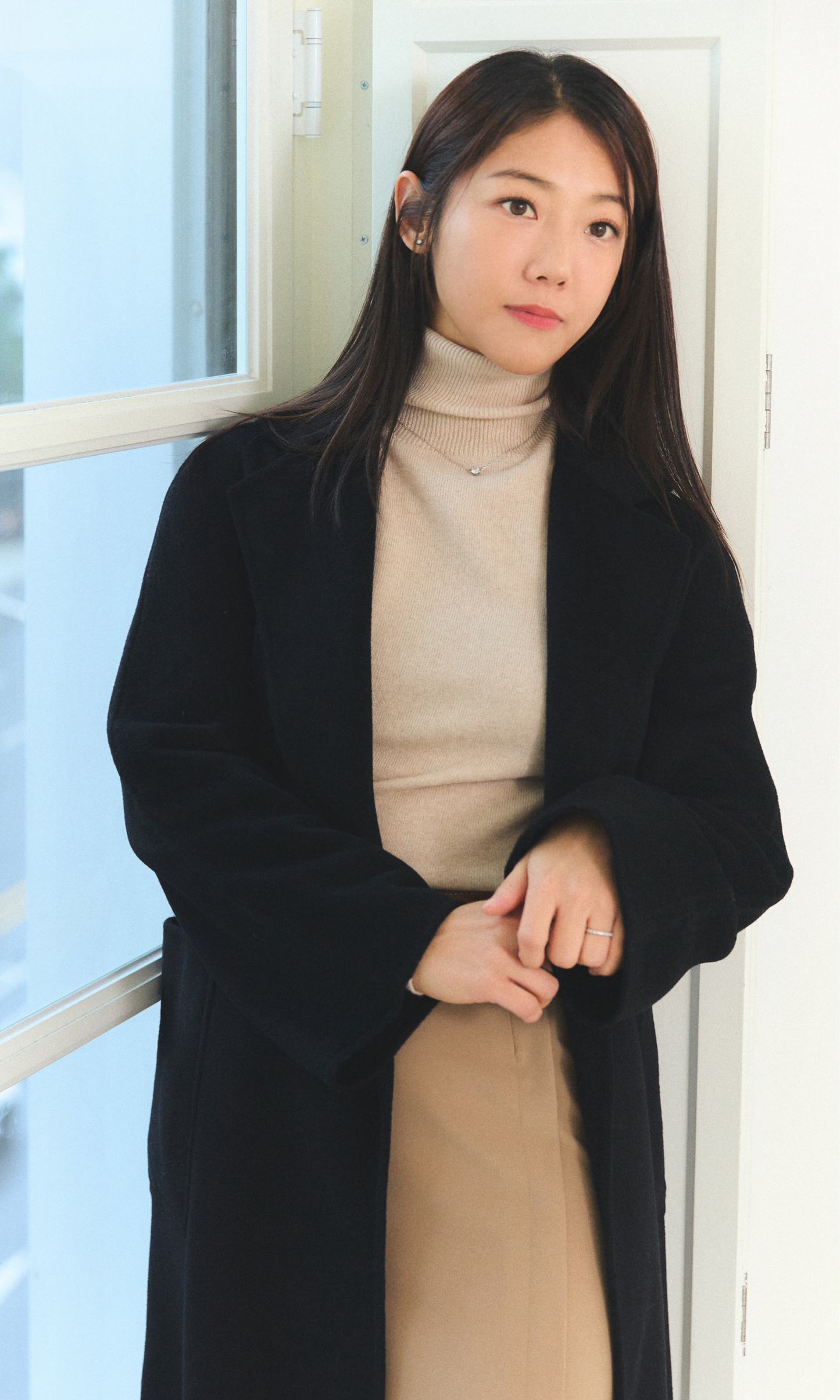 Black Loewen Cashmere Coat