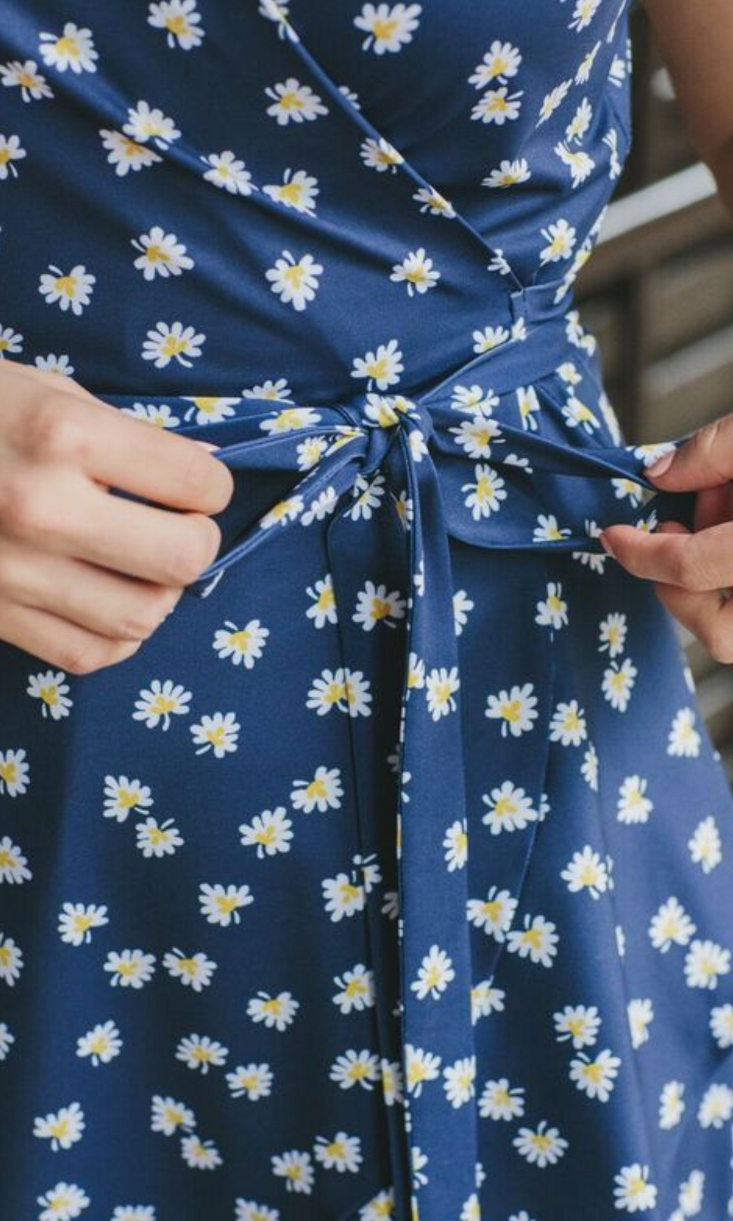 Daisy Ruffle Wrap Dress