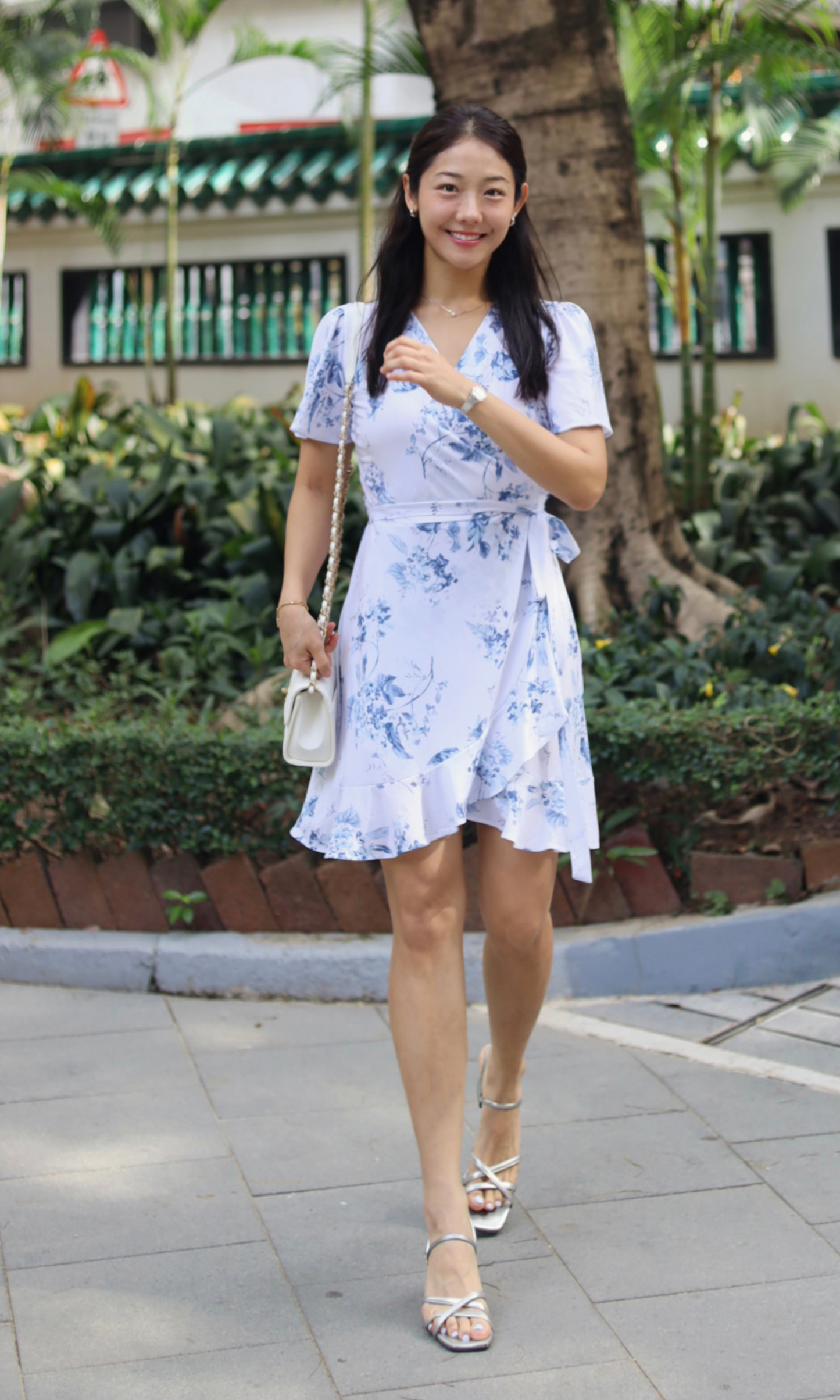 Santorini Wrap Dress (Made to Order)