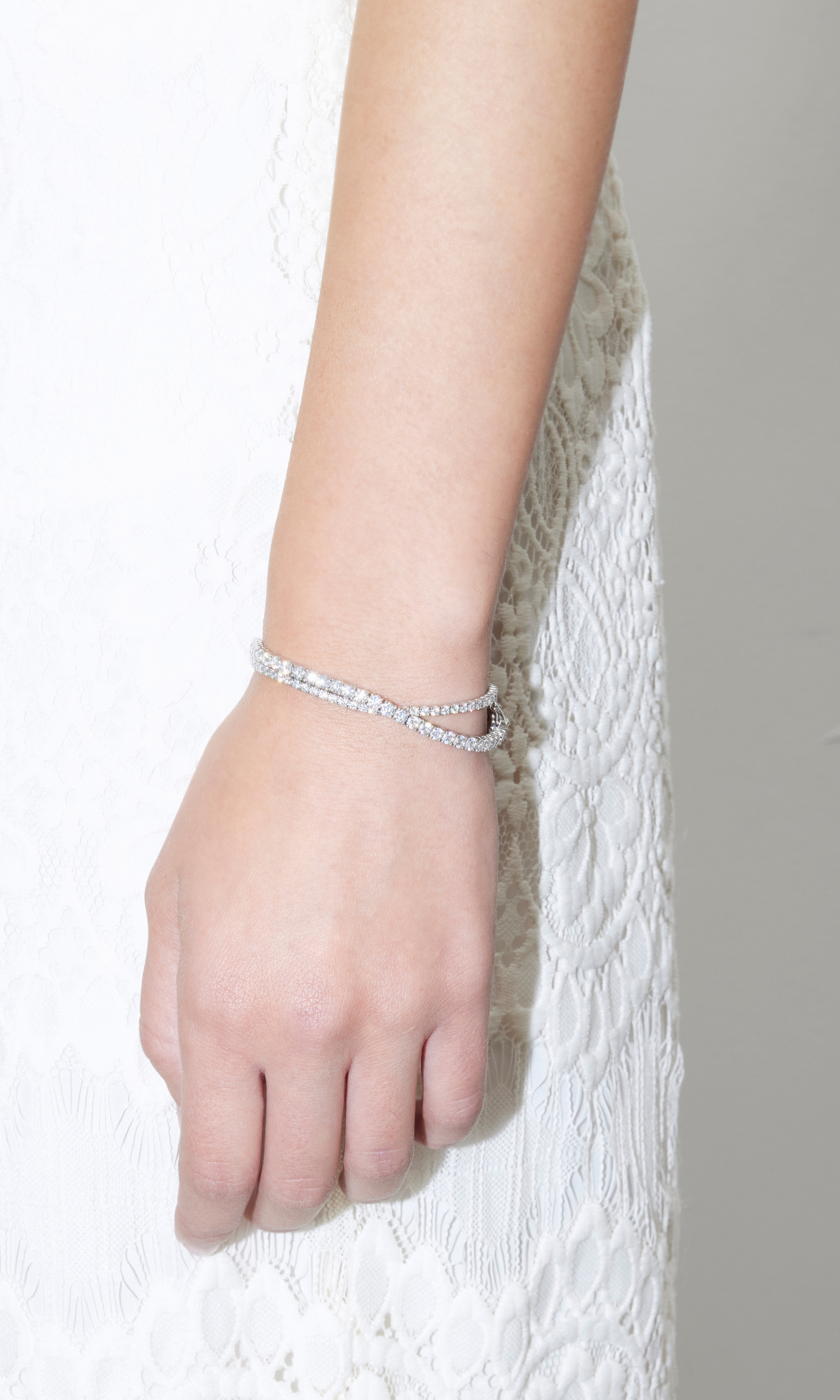 Classic Moissanite Tennis Bracelet (Ready to Wear)