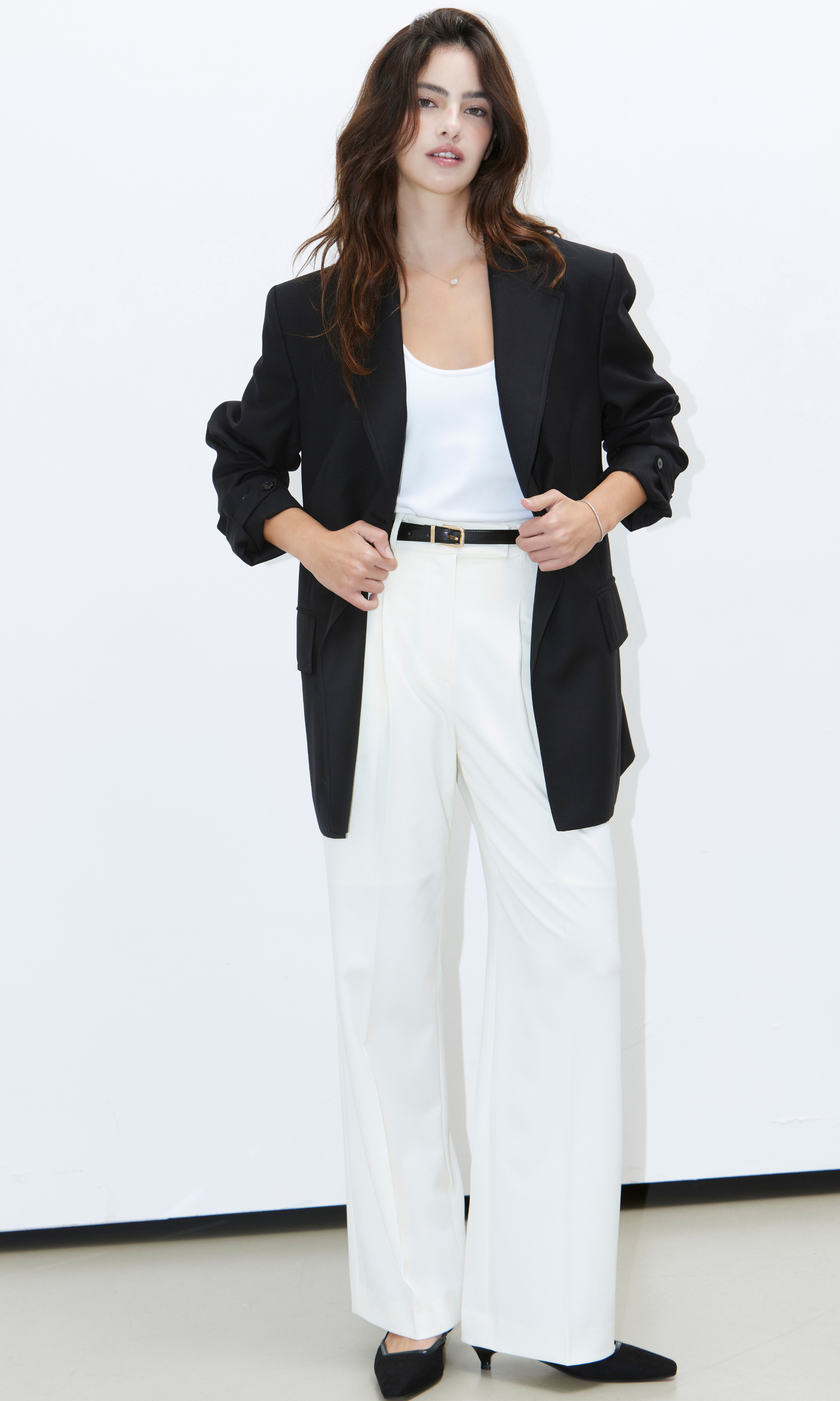 Wool Tailored Overfit Blazer