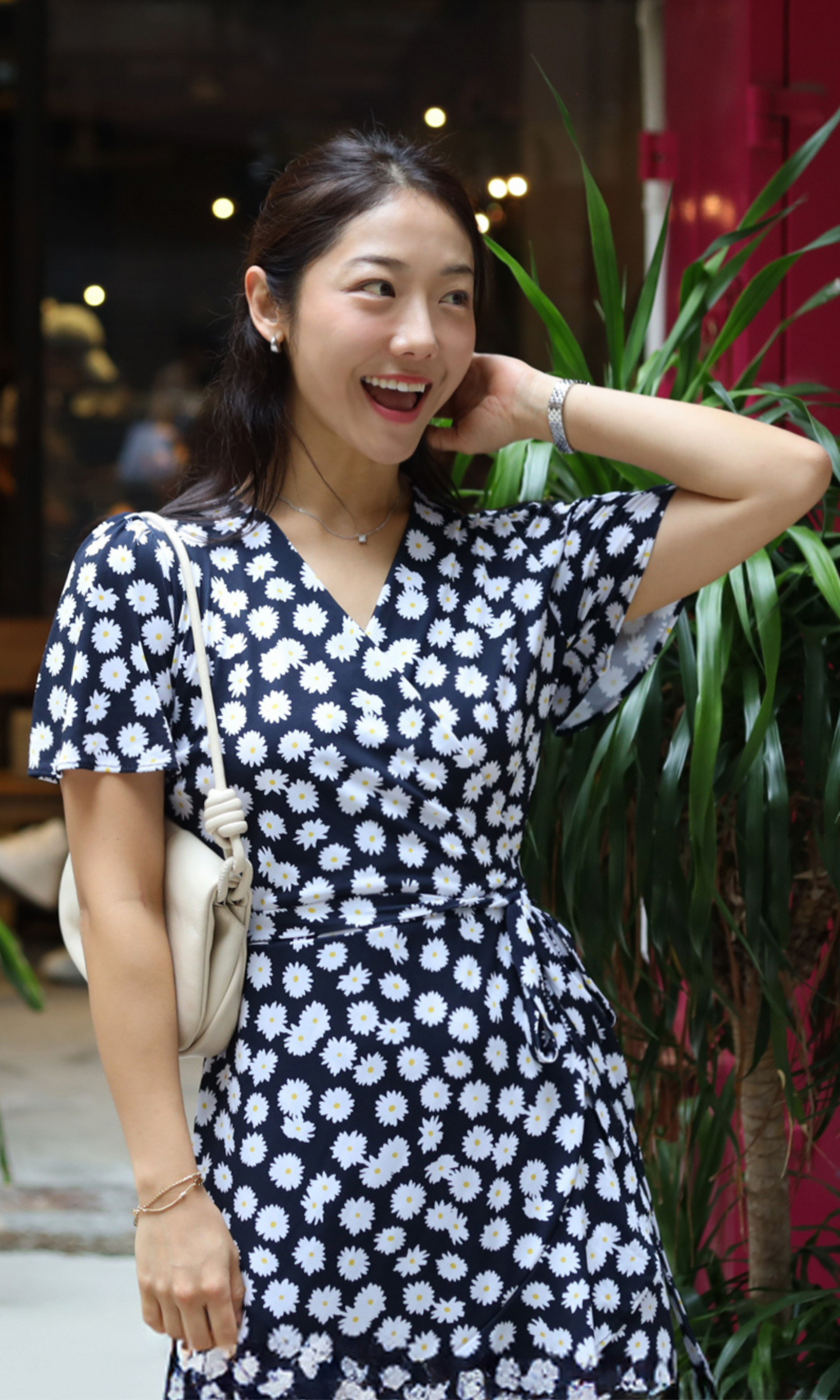 Summer Daisy Wrap Dress (Made to Order)