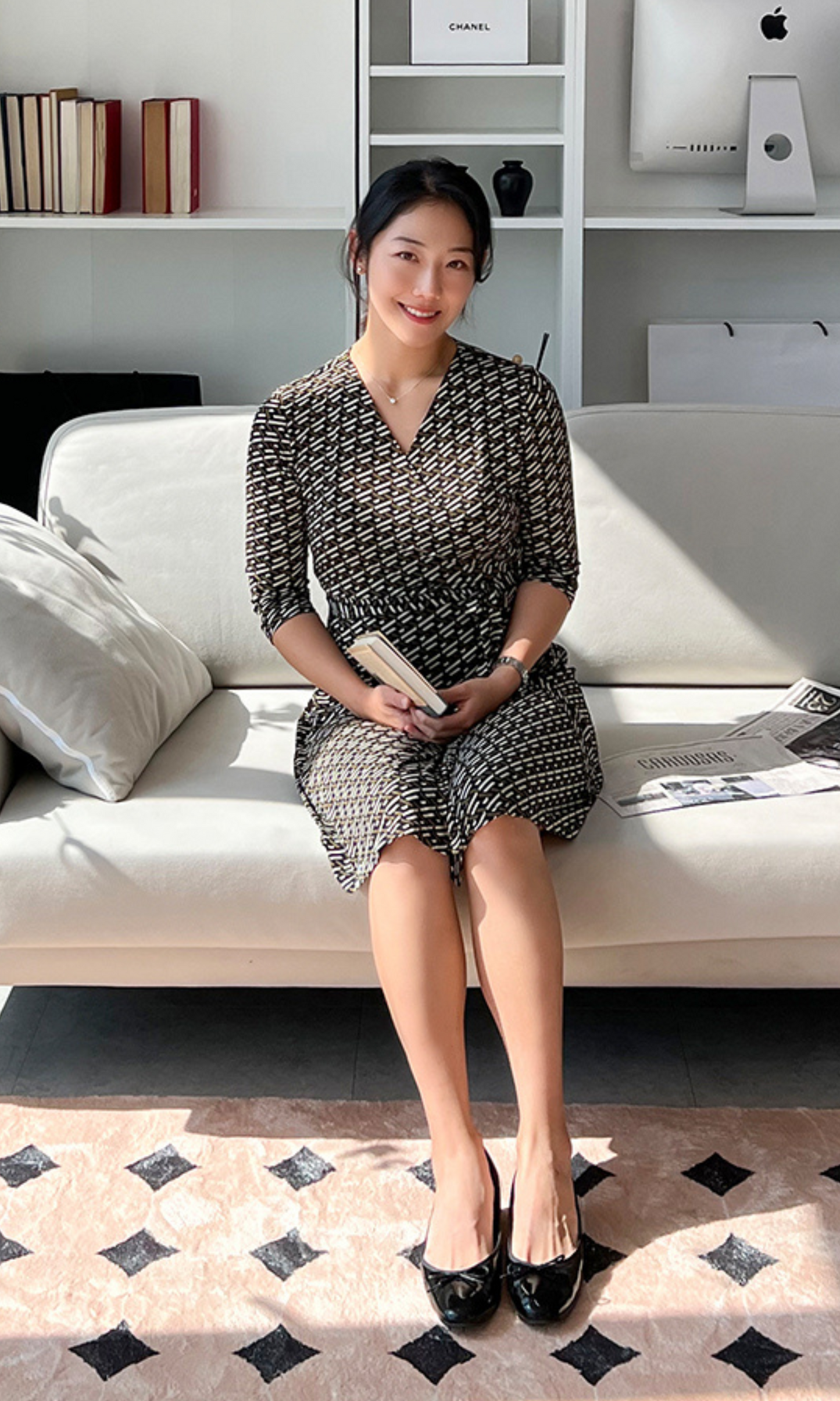 Brown Lauren Wrap Dress (Made to Order)