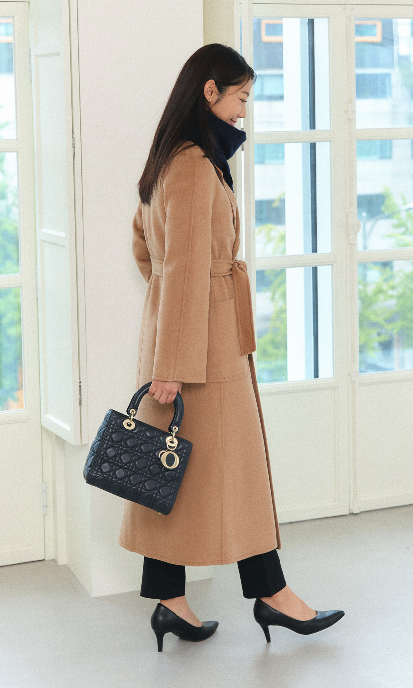 Camel Loewen Cashmere Coat