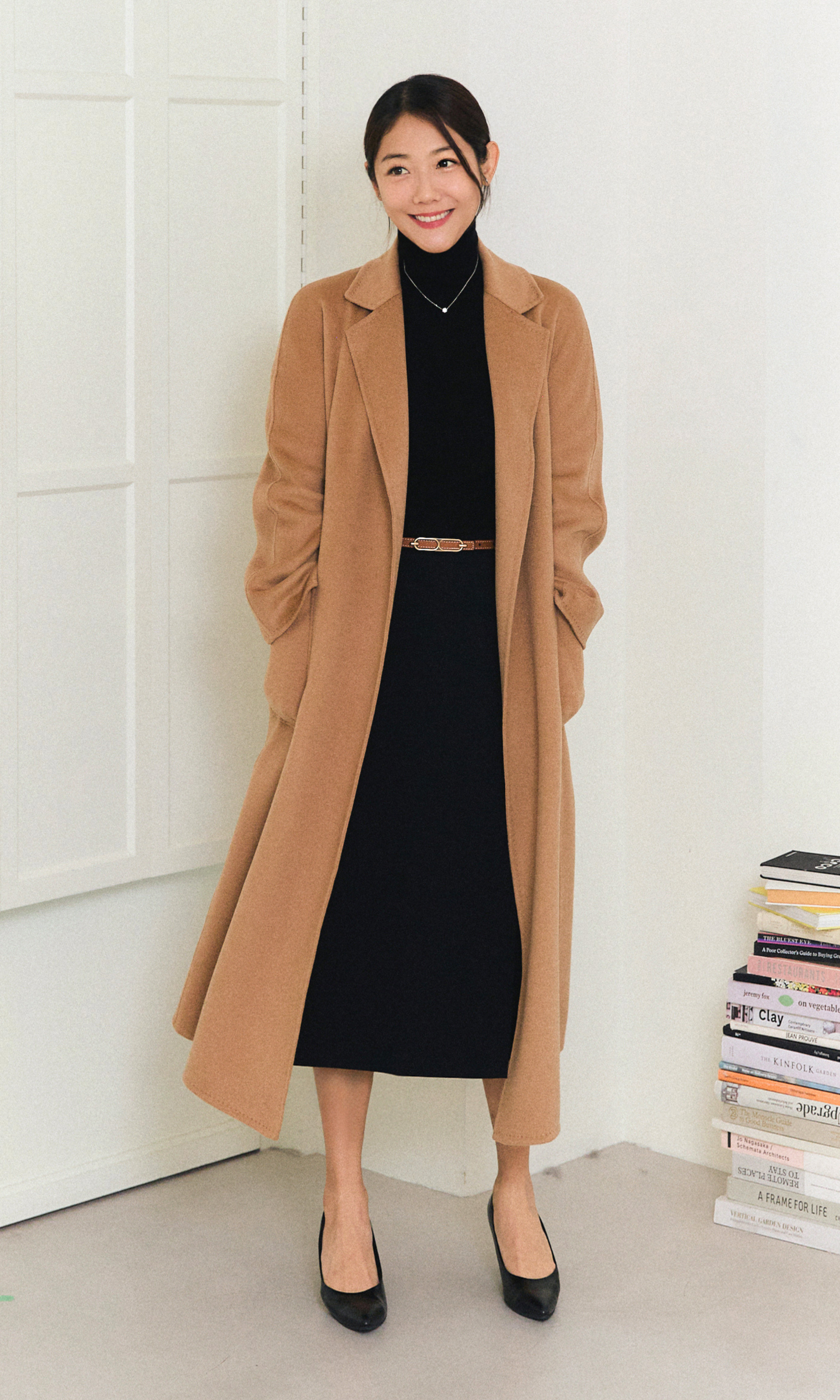 Camel Loewen Cashmere Coat